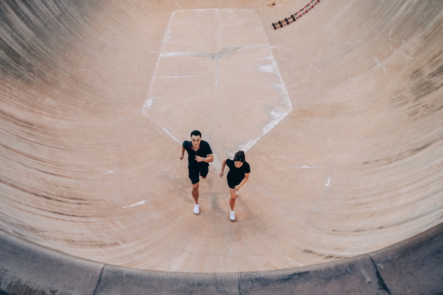 Singapore Casual Couple Photoshoot At East Coast Park - Xtreme Skatepark by Michael on OneThreeOneFour 15