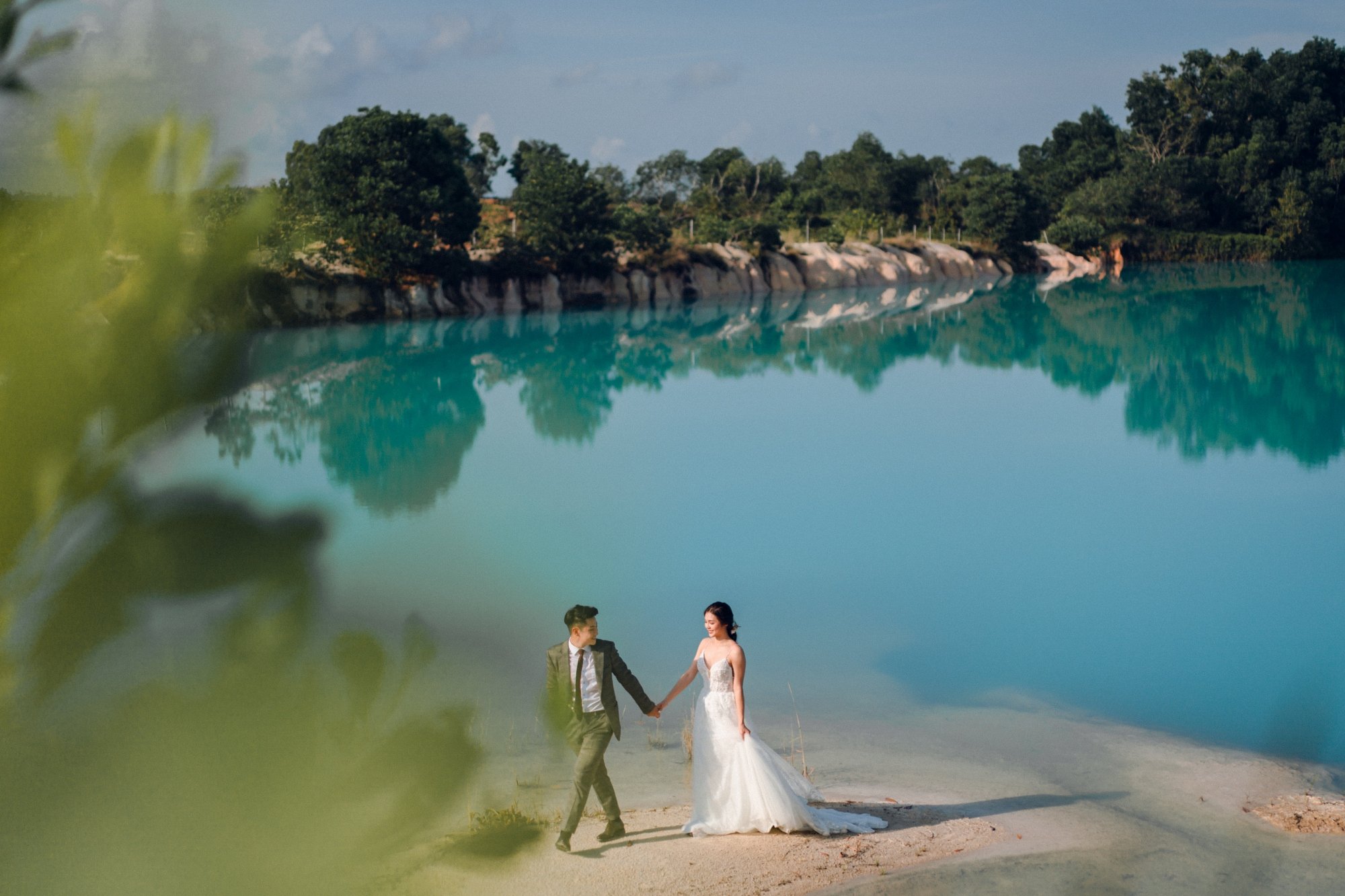 Bintan Pre-Wedding Photoshoot: Xiao Qian & Xavier's Romantic Shoot at ANMON Resort, Blue Lake, Sand Dunes & ATV Adventure by HS on OneThreeOneFour 27