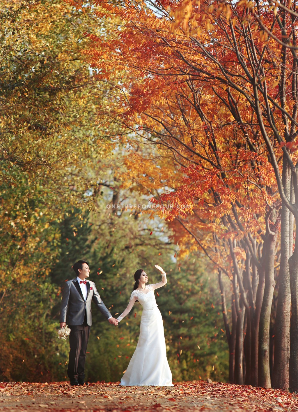 Studio Bong Korea Autumn Outdoor Pre-Wedding Photography - Past Clients by Bong Studio on OneThreeOneFour 9