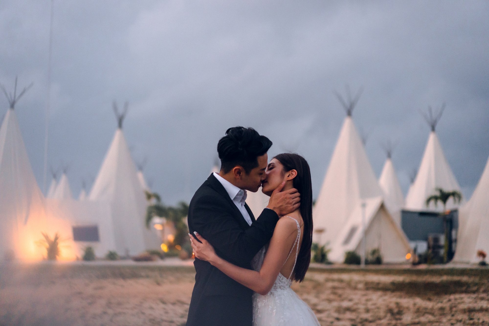 Bintan Pre-Wedding Photoshoot: Xiao Qian & Xavier's Romantic Shoot at ANMON Resort, Blue Lake, Sand Dunes & ATV Adventure by HS on OneThreeOneFour 6