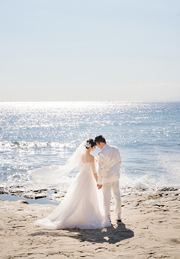 Japan Tokyo Beach Romantic Pre-Weddng Photoshoot