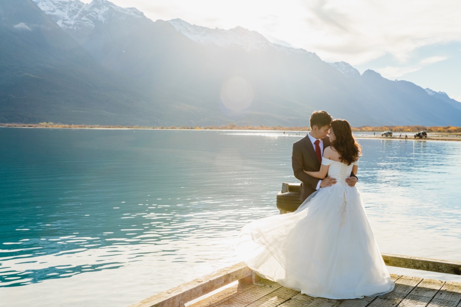 New Zealand Pre-Wedding Photoshoot At Coromandel Peak, Arrowtown And Alpaca Farm by Felix  on OneThreeOneFour 33