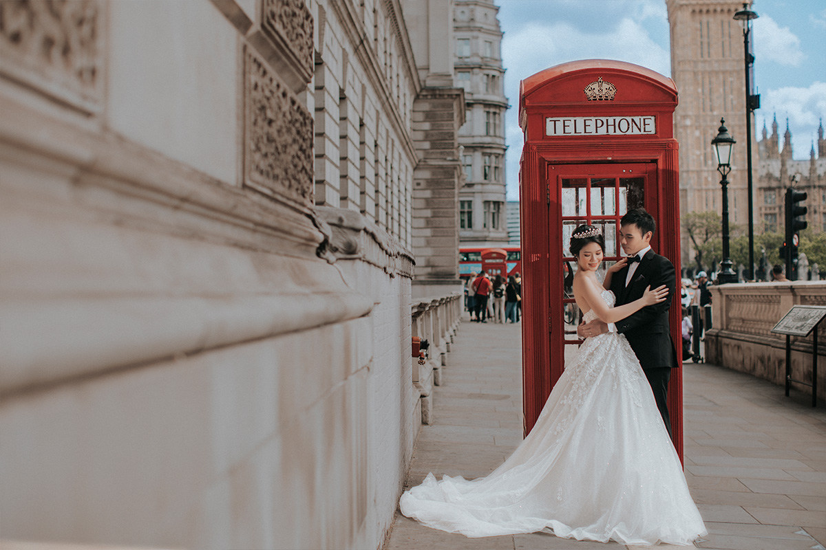 London Pre-Wedding Photoshoot At Big Ben, Palace of Westminster, Millennium Bridge  by Dom on OneThreeOneFour 11