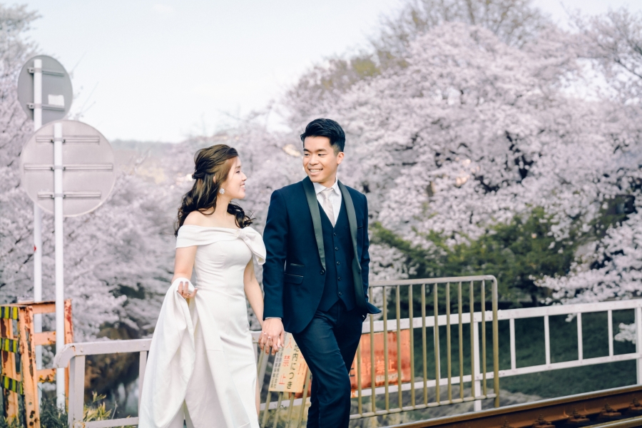 Blossoming Love in Kyoto & Nara: Cherry Blossom Pre-Wedding Photoshoot with Crystal & Sean by Kinosaki on OneThreeOneFour 12