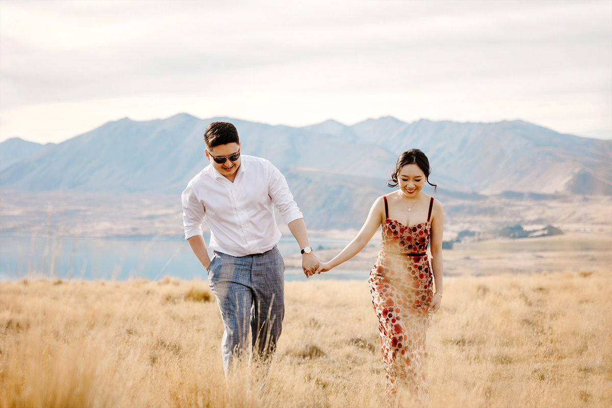 New Zealand Pre-Wedding 3-Days Photoshoot with Coromandel Peak, Mount Cook National Park, Arrowtown and Starry Night by Fei on OneThreeOneFour 35