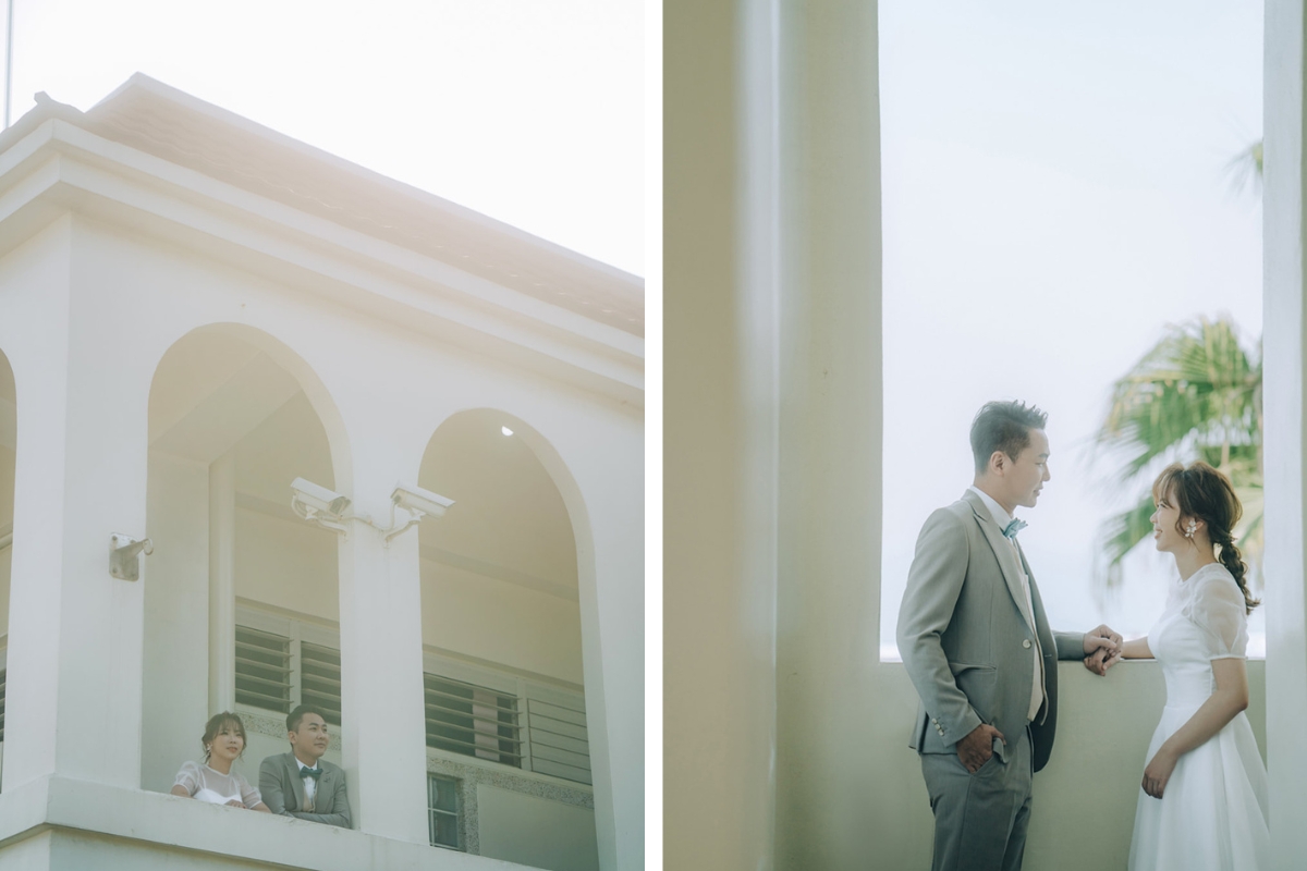 Taiwan Pre-Wedding Photoshoot Ferry Ride Pier Old Town Sea Beach by  on OneThreeOneFour 27