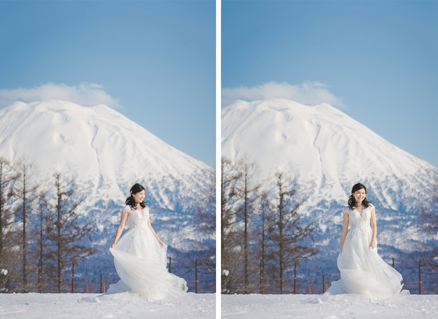 Niseko Hokakido Snow Winter Pre-Wedding Photography by Kuma on OneThreeOneFour 9