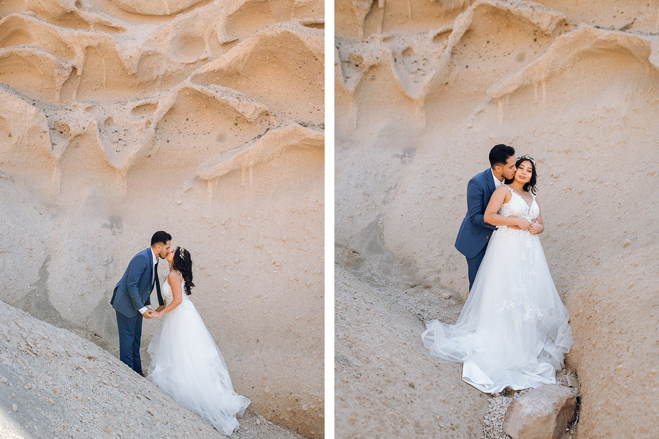 Dreamy & Romantic Santorini Pre-Wedding Photoshoot by Christina on OneThreeOneFour 24