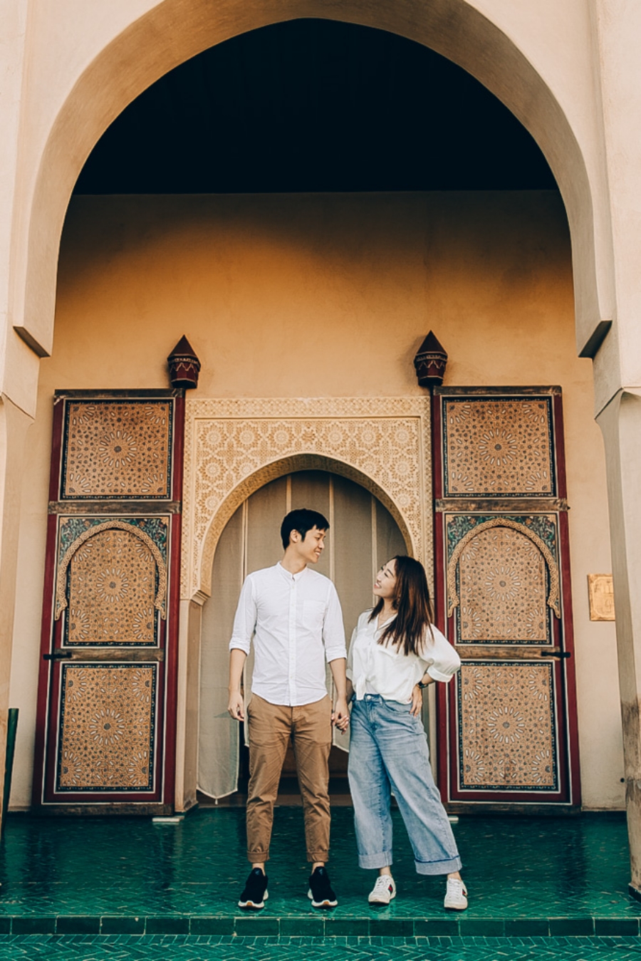 Morocco Pre-Wedding Photoshoot At Marrakech Riad, Medina And Le Jardin Secret  by Rich on OneThreeOneFour 7