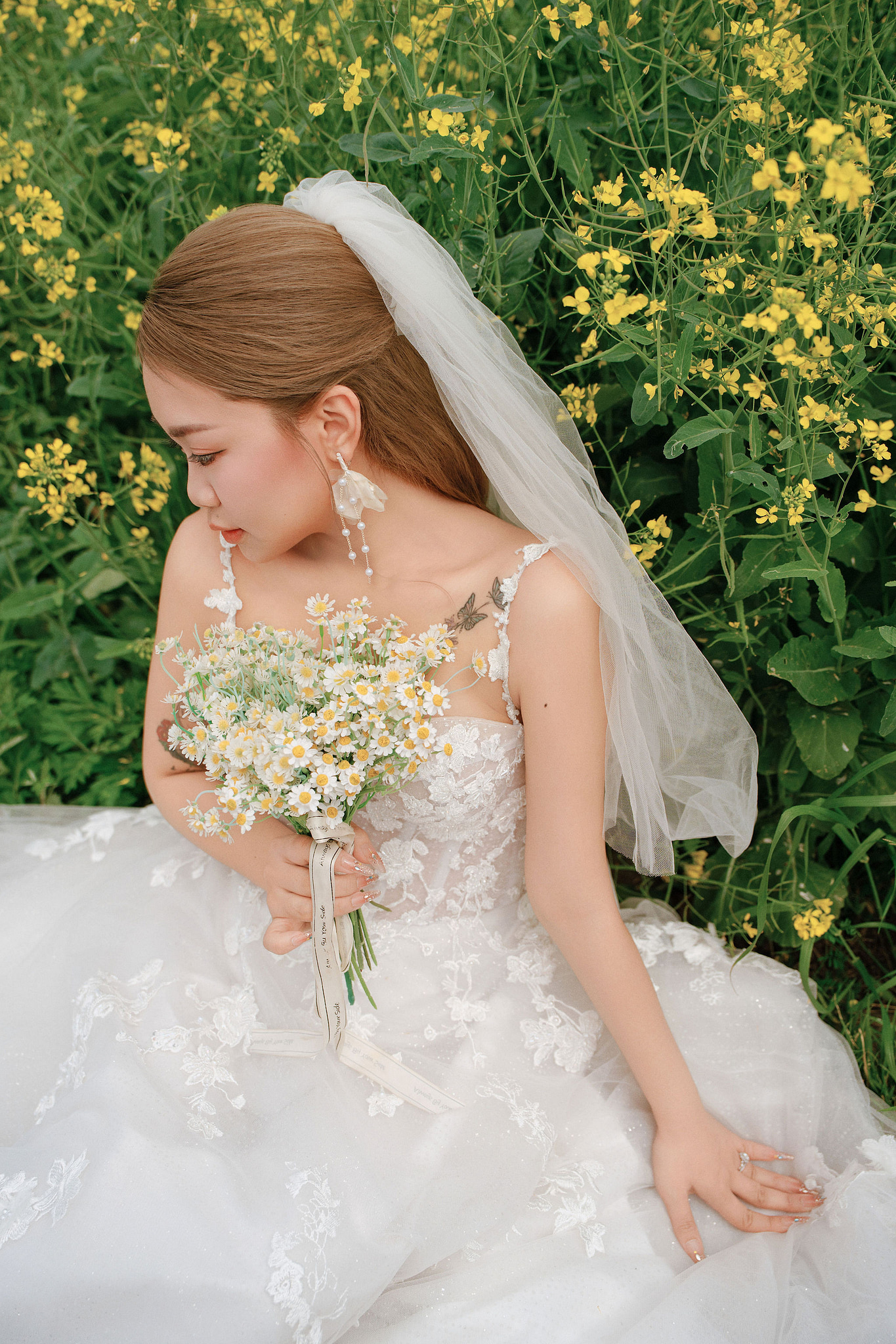 Jeju Pre-Wedding Photoshoot | Sangye-dong Forest, Yerae Ecological Park & Hyeopjae Beach at Yerae Ecological Park pre-wedding photo