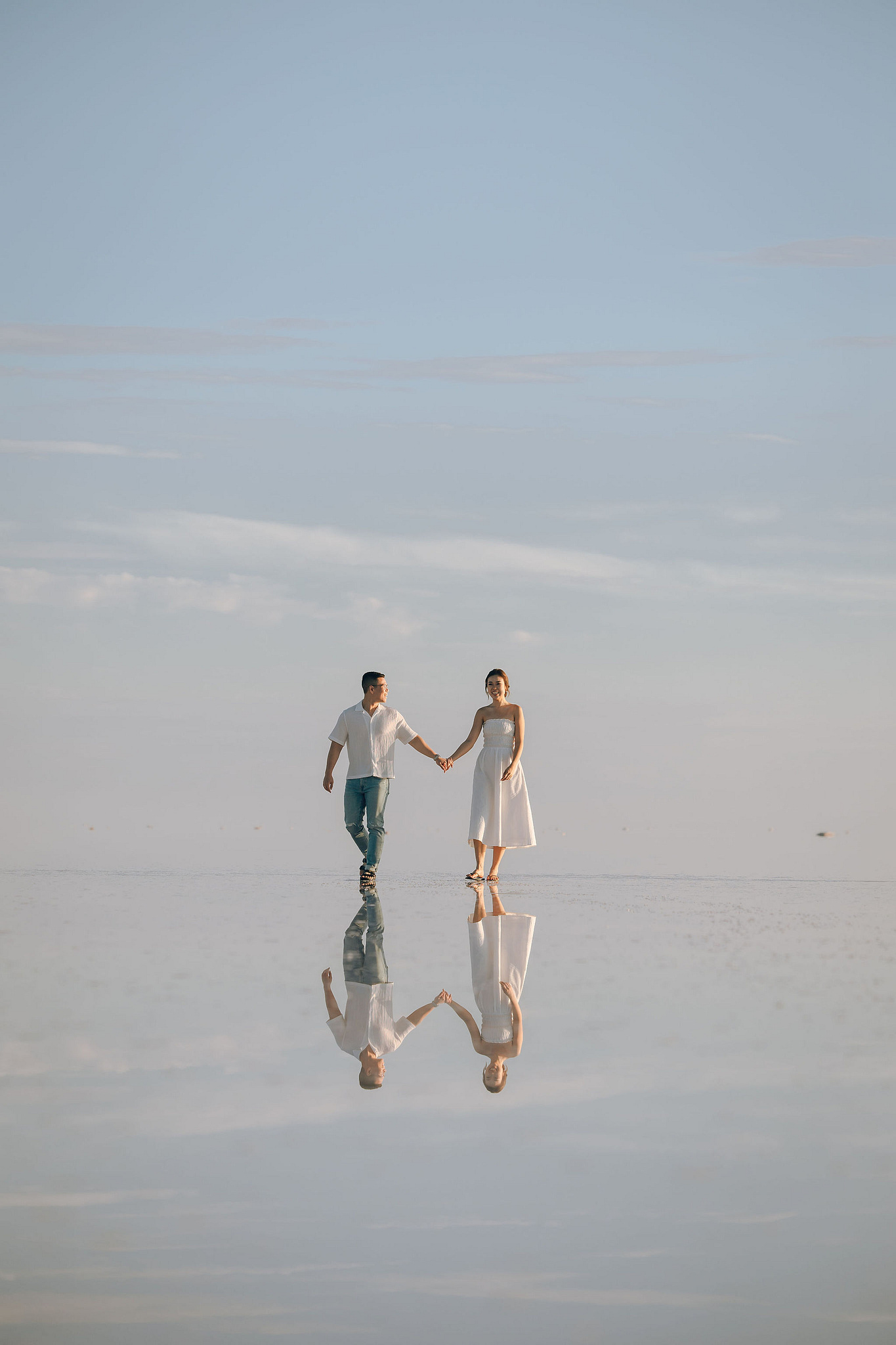 Cappadocia Pre-Wedding Photoshoot | Love Valley, Canyon, Lunar Cappadocian Hotel & Lake Tuz at Salt Lake pre-wedding photo