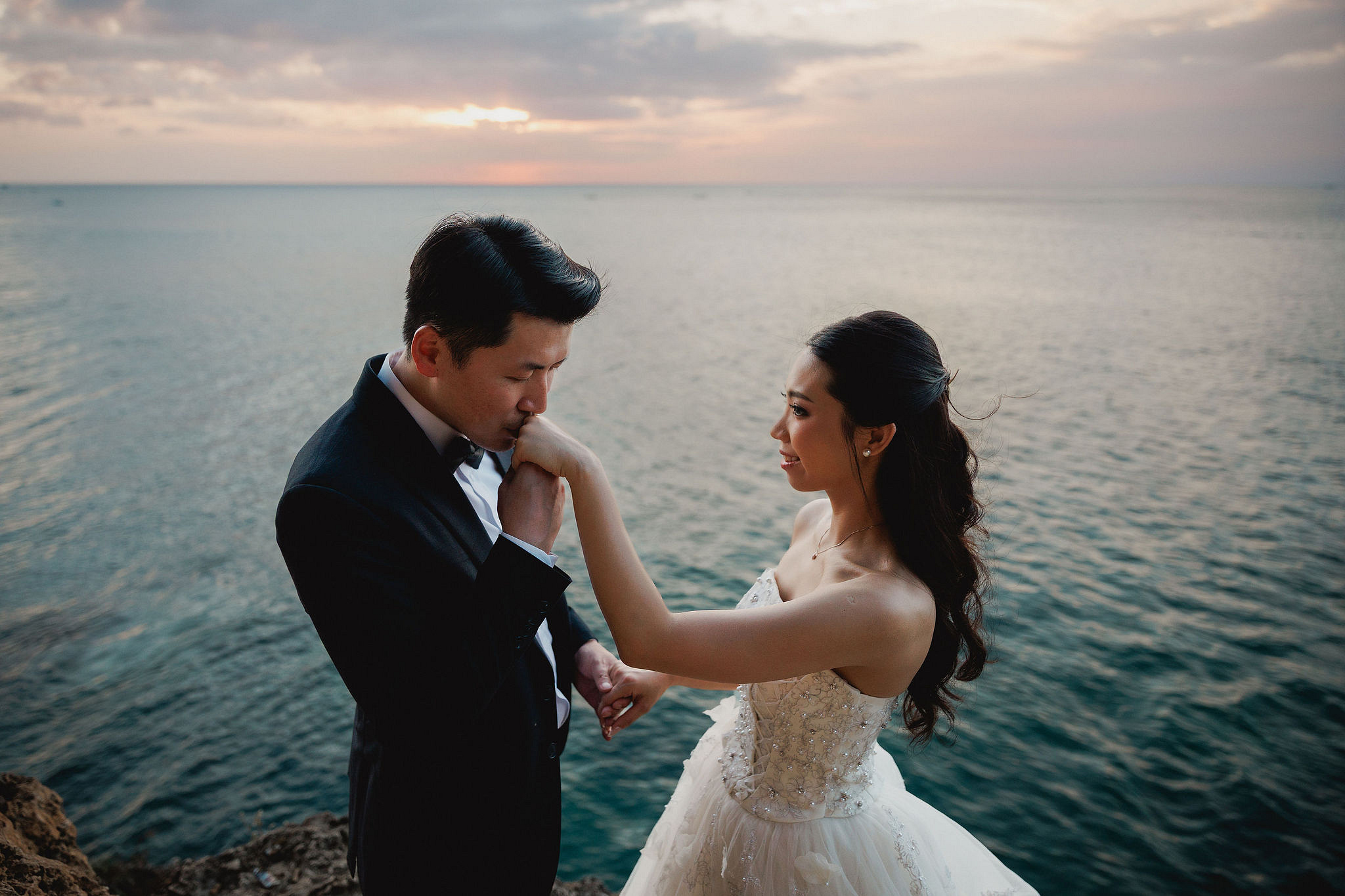 Bali Pre-Wedding Photoshoot | Mt. Batur Lava Fields, Blangsinga Waterfall & Balangan Beach at Balangan Beach pre-wedding photo