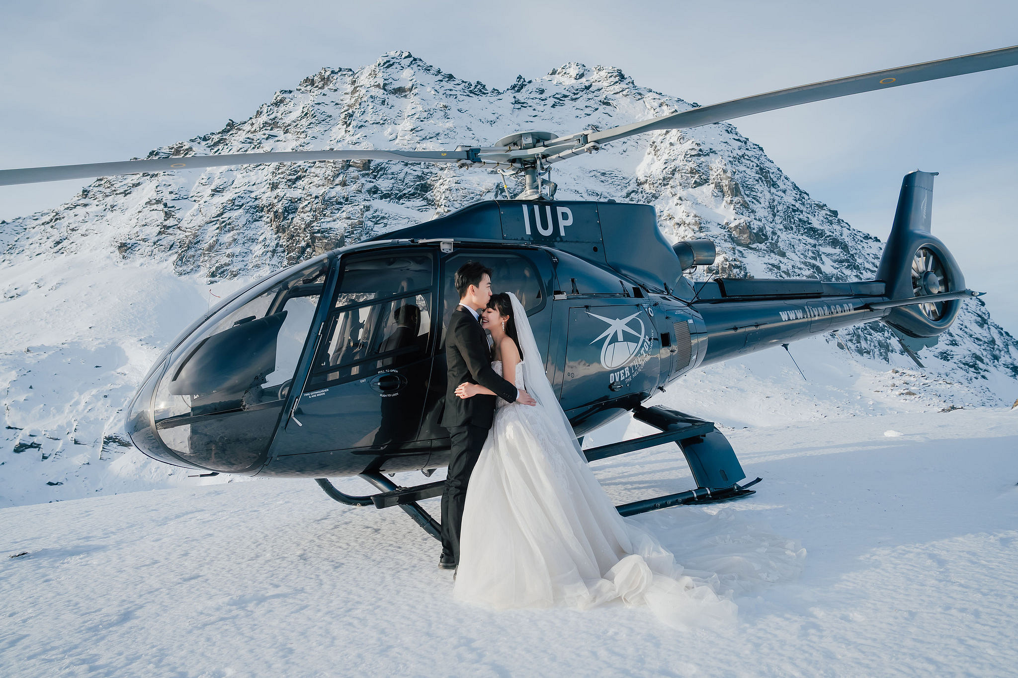 New Zealand Pre-Wedding Photoshoot | Lake Wakatipu, Fog Peak, Lake Tekapo, Glacier & Mount Cook National Park at Fog Peak pre-wedding photo