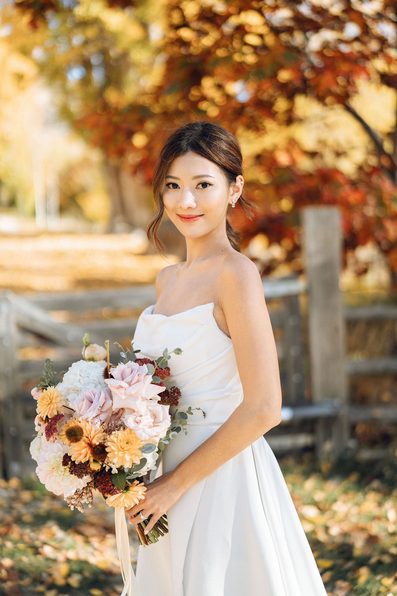 New Zealand Autumn Pre-Wedding Photoshoot Twin Peak Skippers Canyon Alpaca Farm Hilltop Cardrona Night Shoot Kombi Van at Cardrona pre-wedding photo