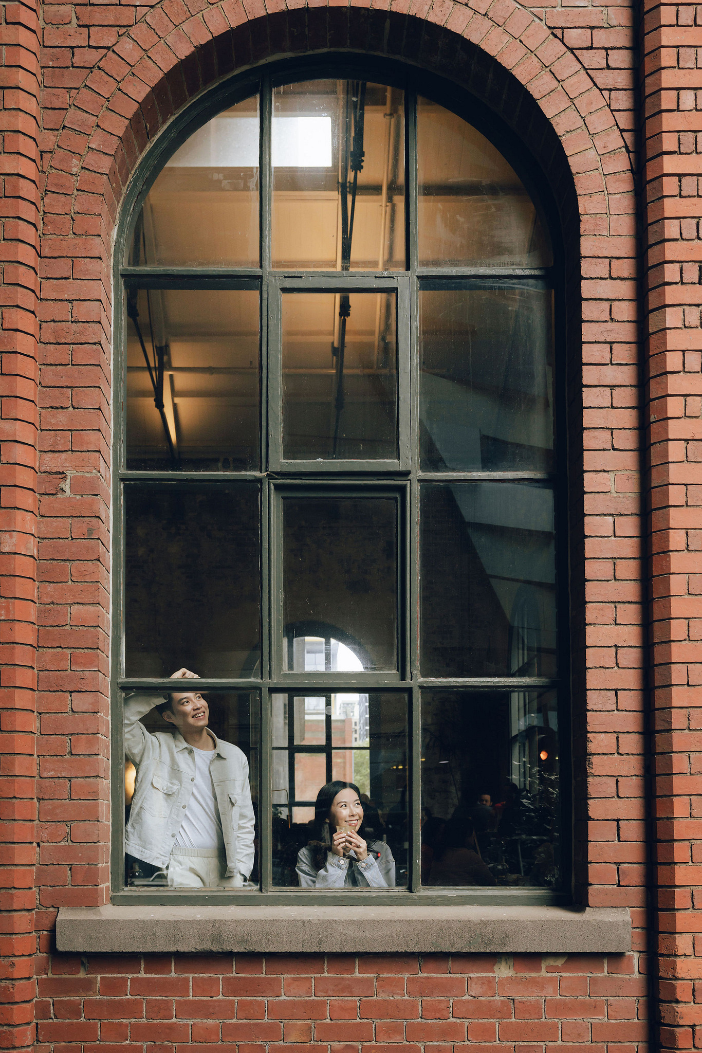 Melbourne Pre-Wedding Photoshoot | Redwood Forest, Higher Ground Cafe & Carlton Gardens at Higher Ground Cafe pre-wedding photo
