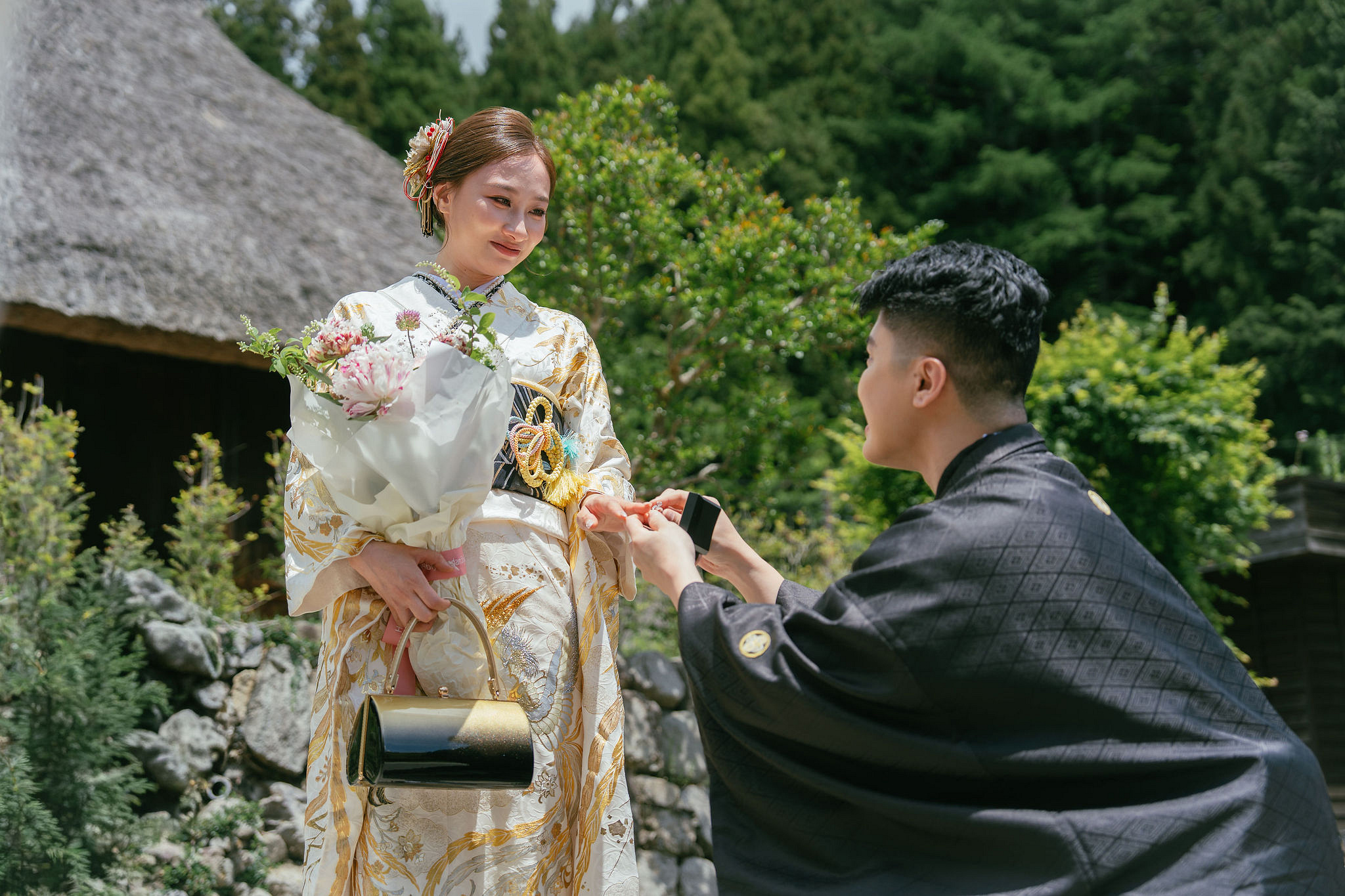 Mt. Fuji Pre-Wedding Photoshoot | Mt. Fuji Village, Oishi Park & Mt. Fuji Park at Mt. Fuji Village pre-wedding photo