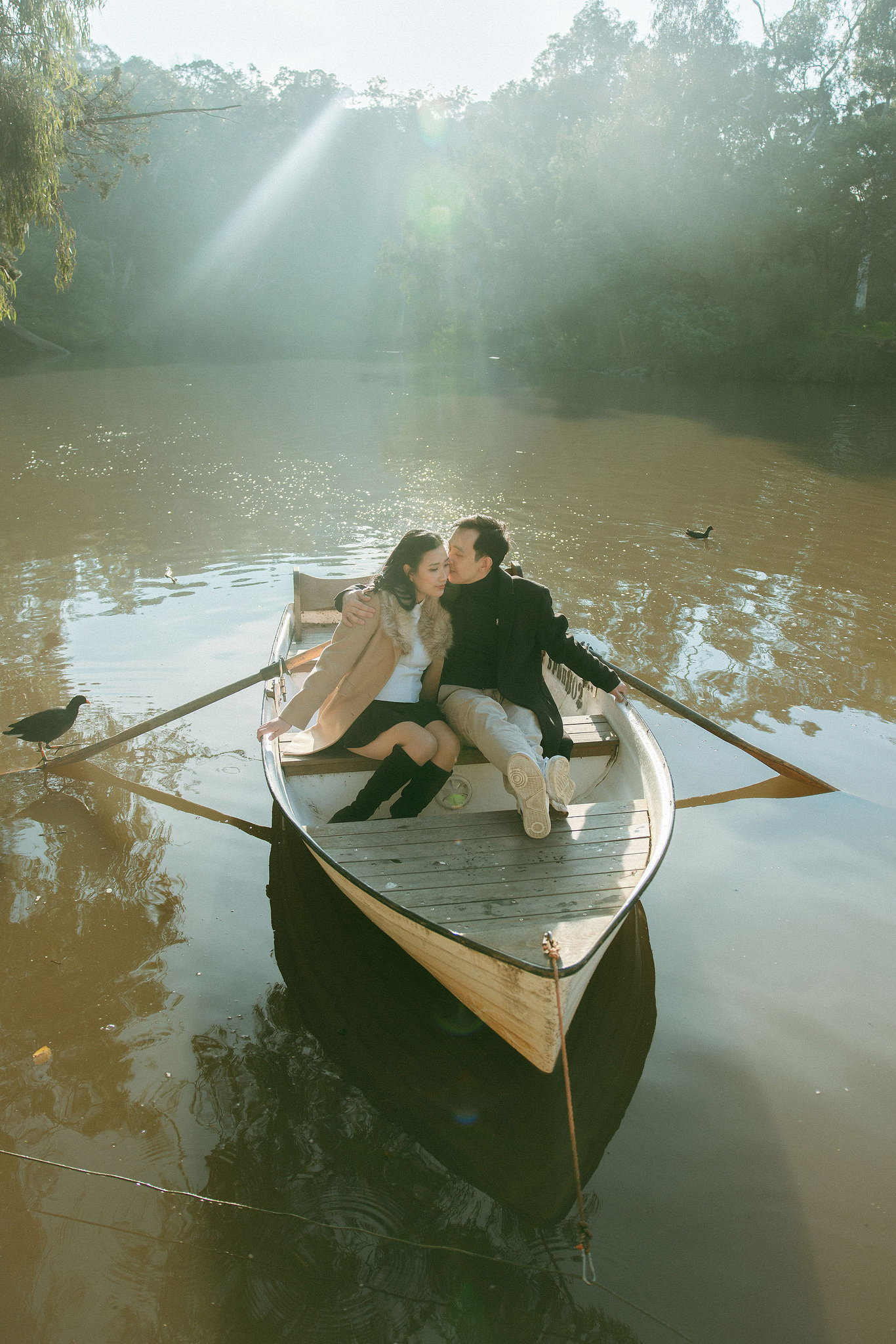 Melbourne Pre-Wedding Photoshoot | Gum Gully Farm, Studley Park & Carlton Gardens at Studley Park pre-wedding photo