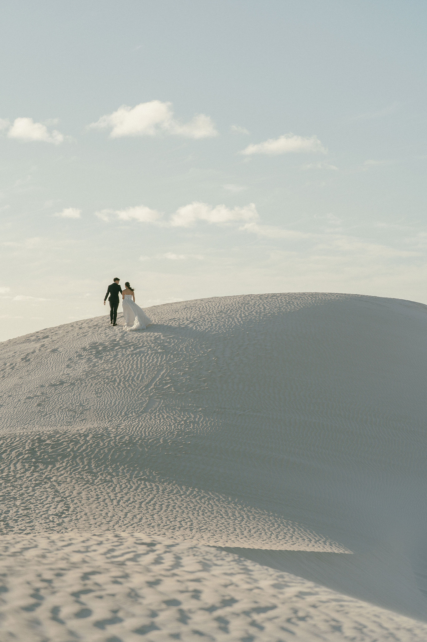Perth Pre-Wedding Photoshoot | Wanneroo Pines, Yanchep National Park, Lancelin & Lancelin Beach at Lancelin Sand Dunes pre-wedding photo