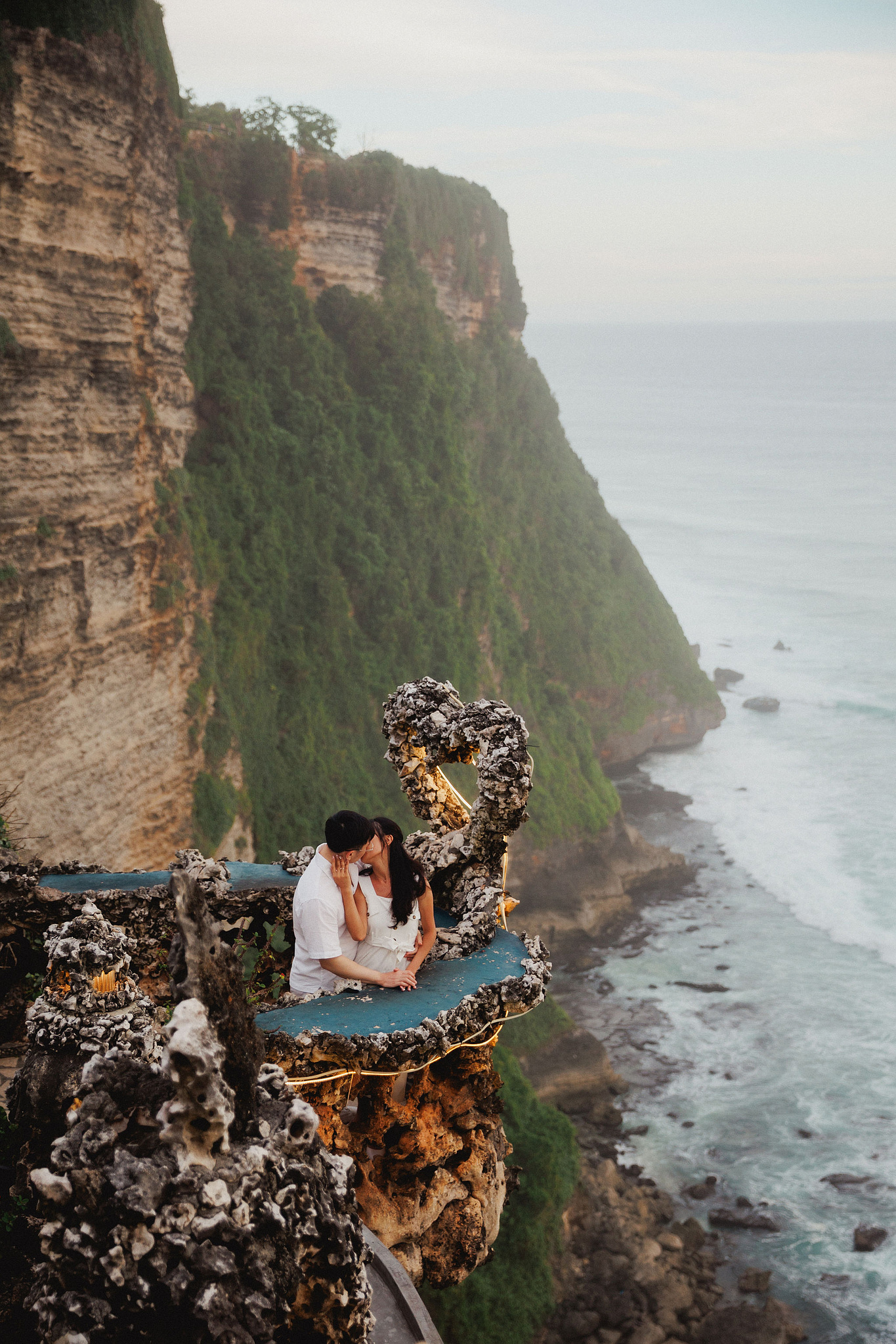 Bali Pre-Wedding Photoshoot | Pinggan Village, Sawangan Beach, Twin Cliff Valley & Malini Uluwatu at Malini Uluwatu   pre-wedding photo