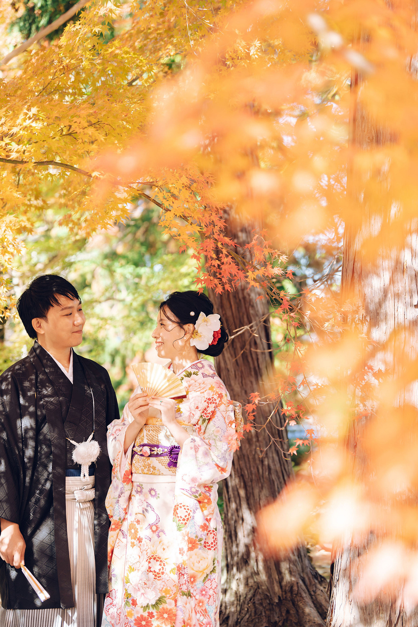 Kyoto Pre-Wedding Photoshoot | Traditional Higashiyama, Arashiyama Hills & Nighttime Railway at Traditional Streets, Higashiyama pre-wedding photo
