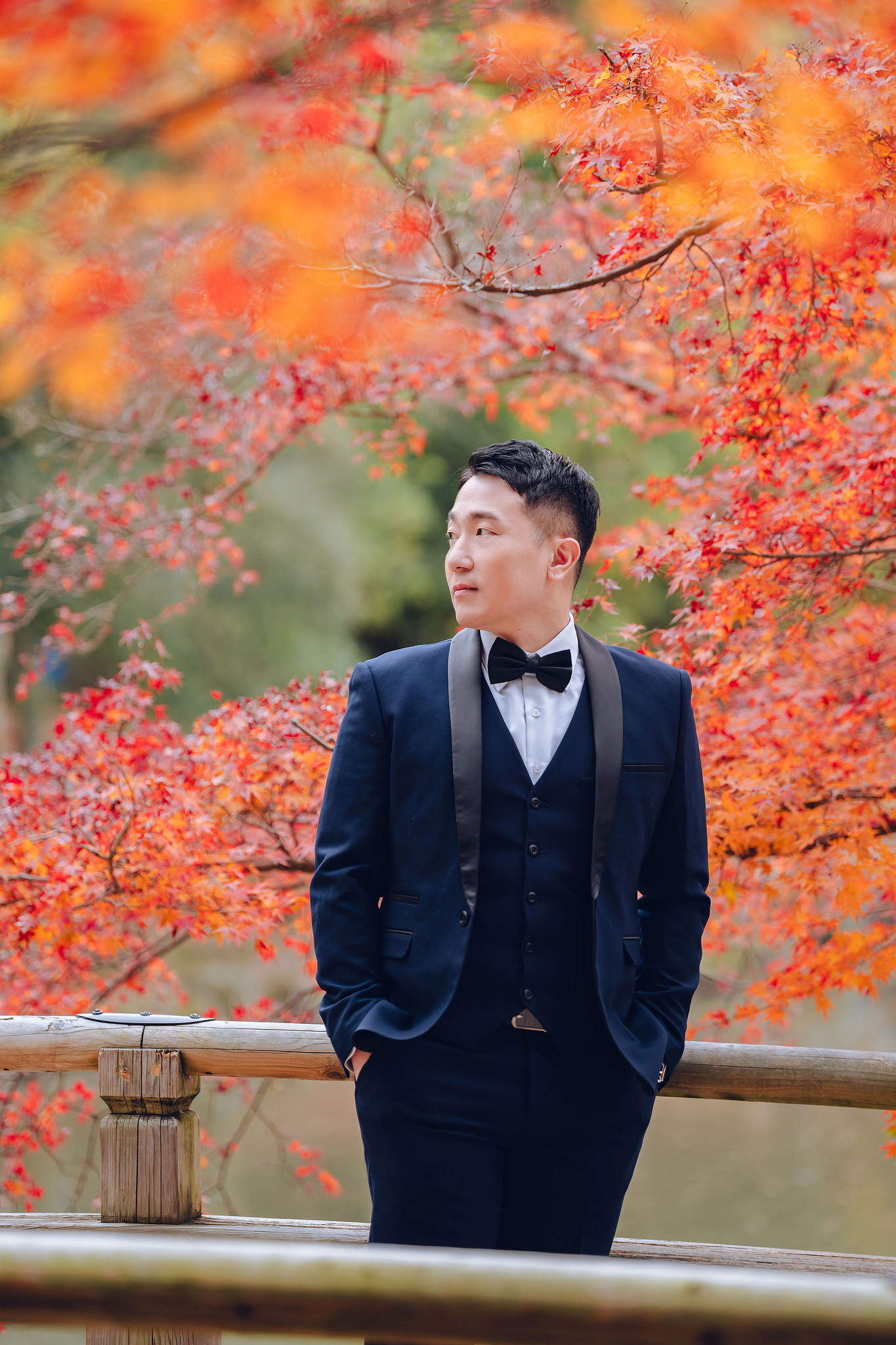 Kyoto Pre-Wedding Photoshoot | Historic Pagoda Streets & Nara Grasslands at Historic Kyoto Streets & Pagoda pre-wedding photo