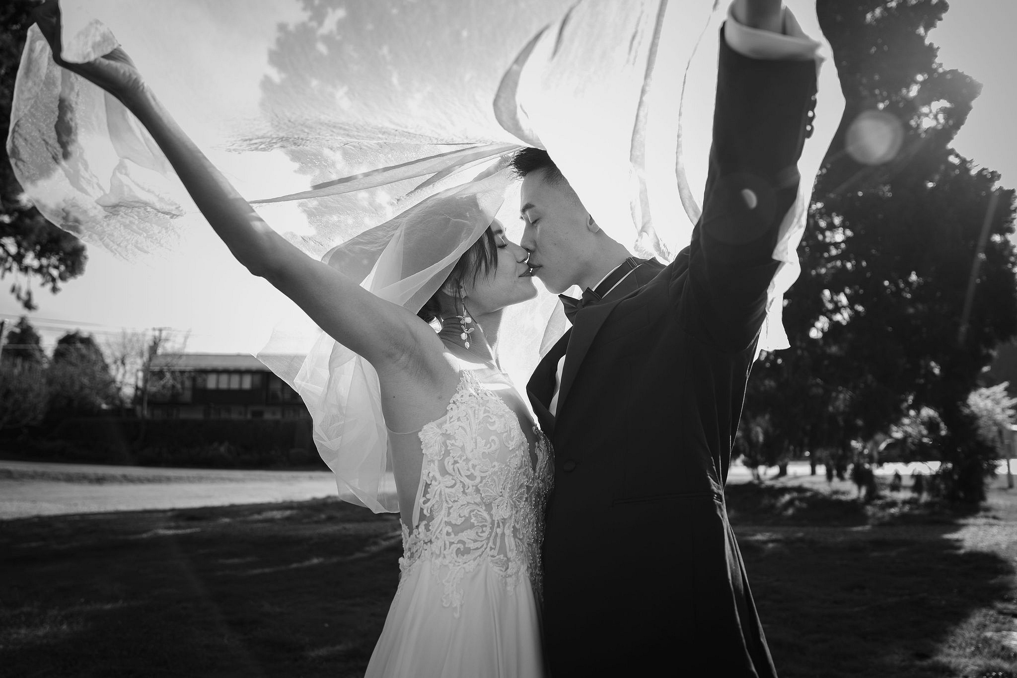 New Zealand Pre-Wedding Photoshoot | Queenstown, Lake Wakatipu, Skippers Canyon & Arrowtown at Arrowtown Hut and Woods pre-wedding photo
