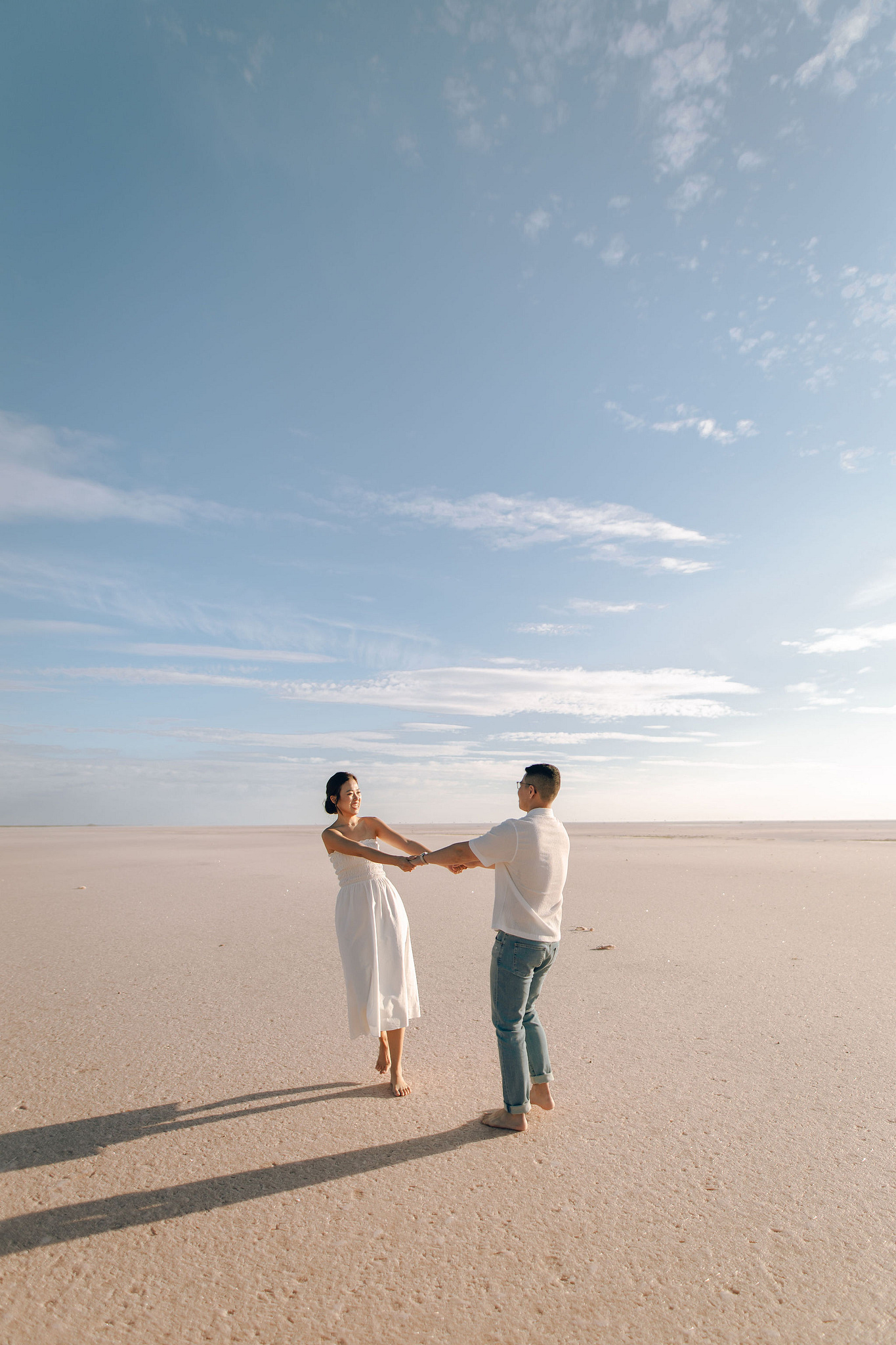 Cappadocia Pre-Wedding Photoshoot | Love Valley, Canyon, Lunar Cappadocian Hotel & Lake Tuz at Salt Lake pre-wedding photo