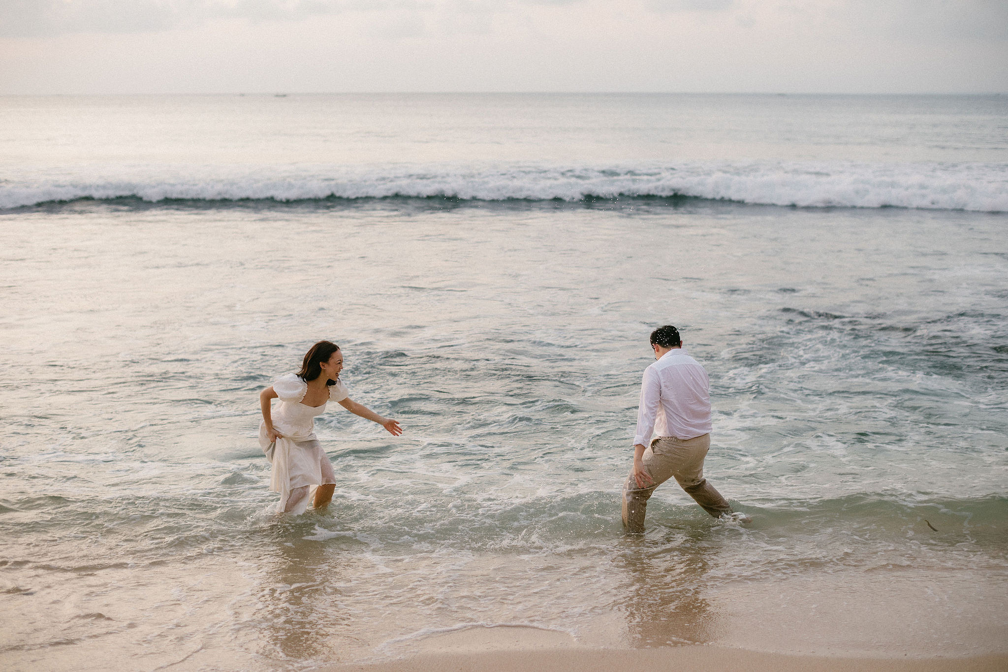 Bali Pre-Wedding Photoshoot | Pinggan Village, Lava Fields, Twin Cliff Valley & Beach at Beach pre-wedding photo