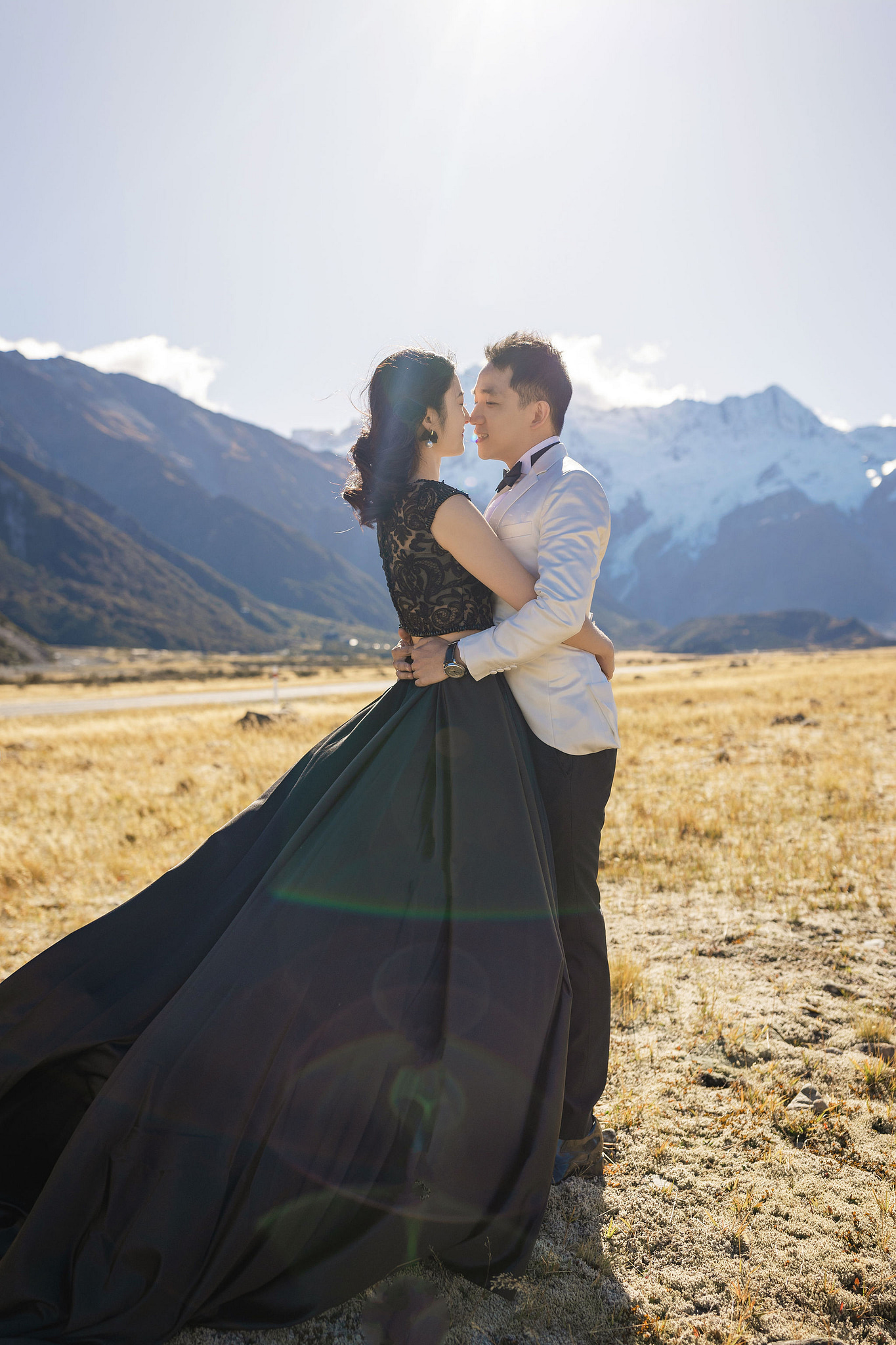New Zealand Pre-Wedding Photoshoot | South Island at South Island pre-wedding photo