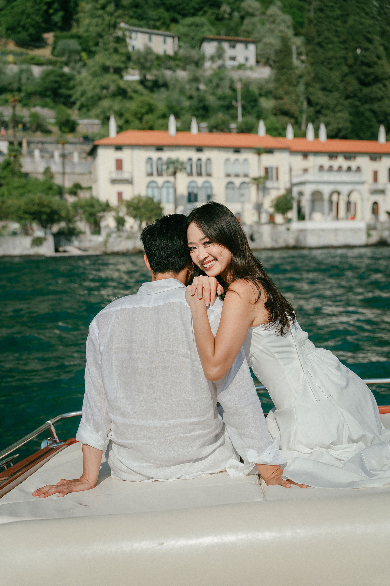 Lake Como Proposal Photoshoot | Lake Como & Varenna at Lake Como pre-wedding photo