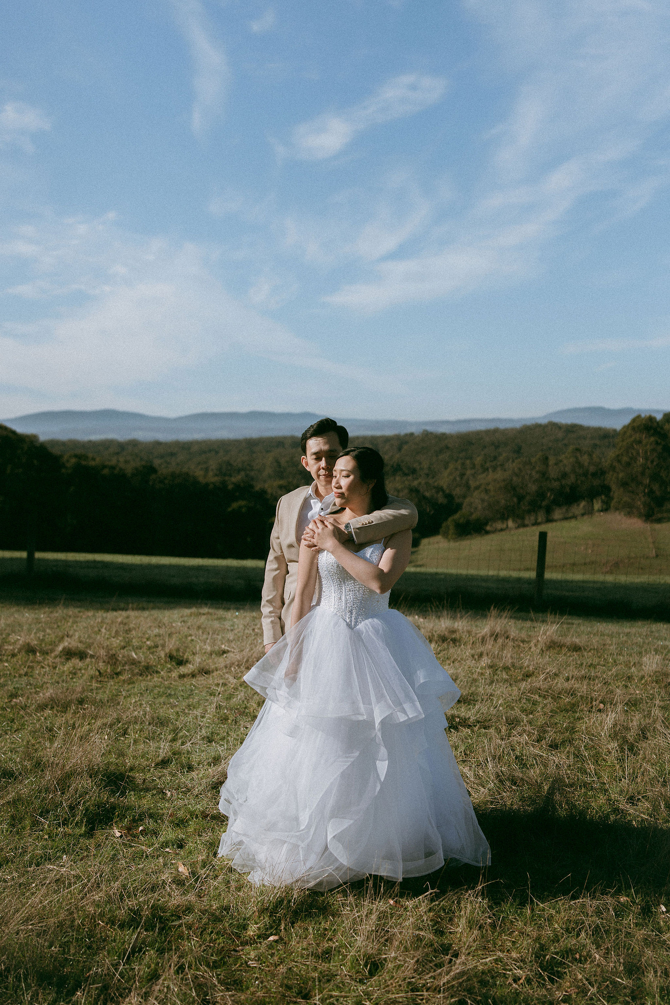 Melbourne Pre-Wedding Photoshoot | Gum Gully Farm, Studley Park & Carlton Gardens at Gum Gully Farm pre-wedding photo