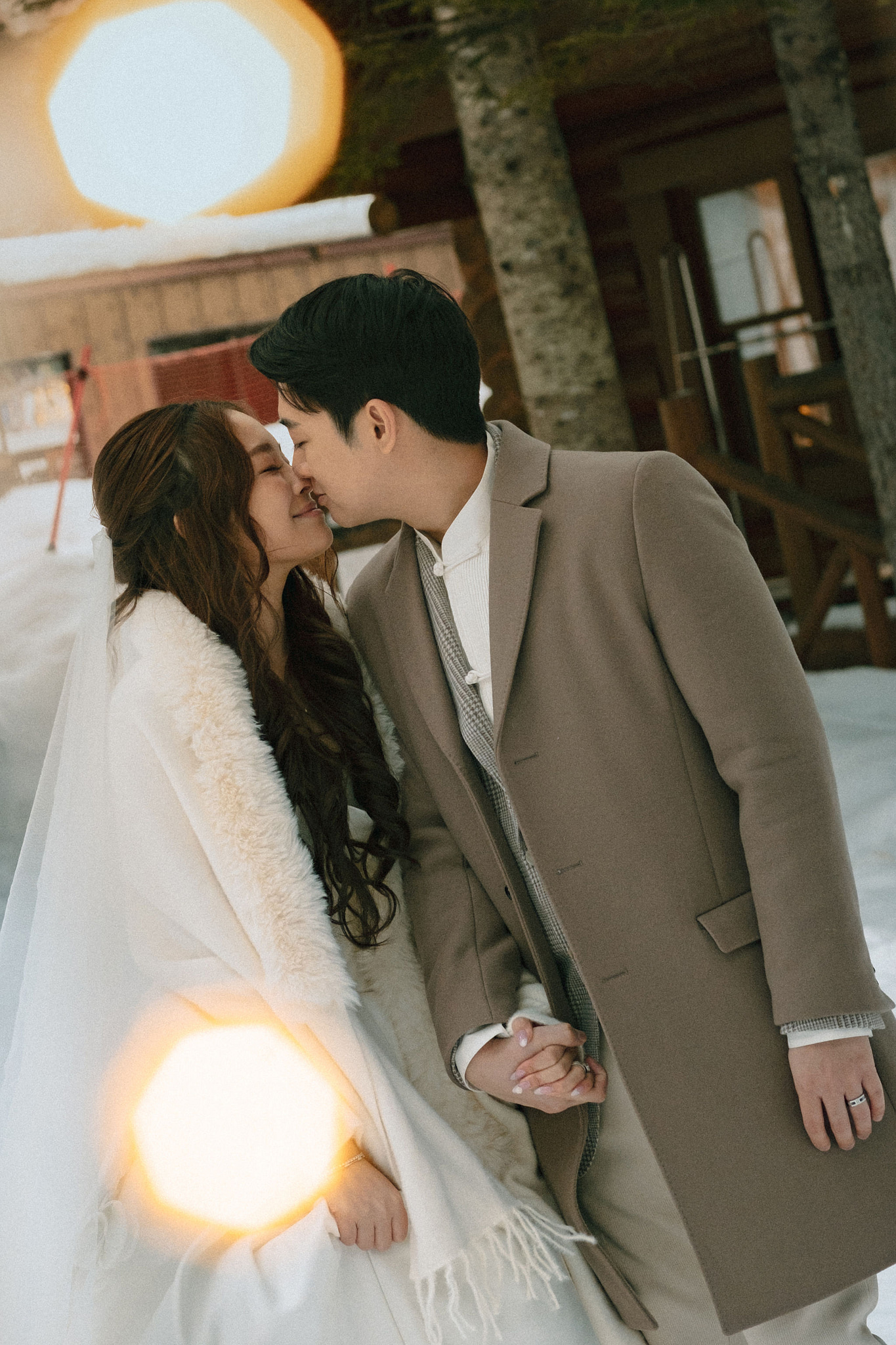 Hokkaido Pre-Wedding Photoshoot | Birch Forest, Rusutsu Resort & Hirafu Village at Rusutsu Resort pre-wedding photo