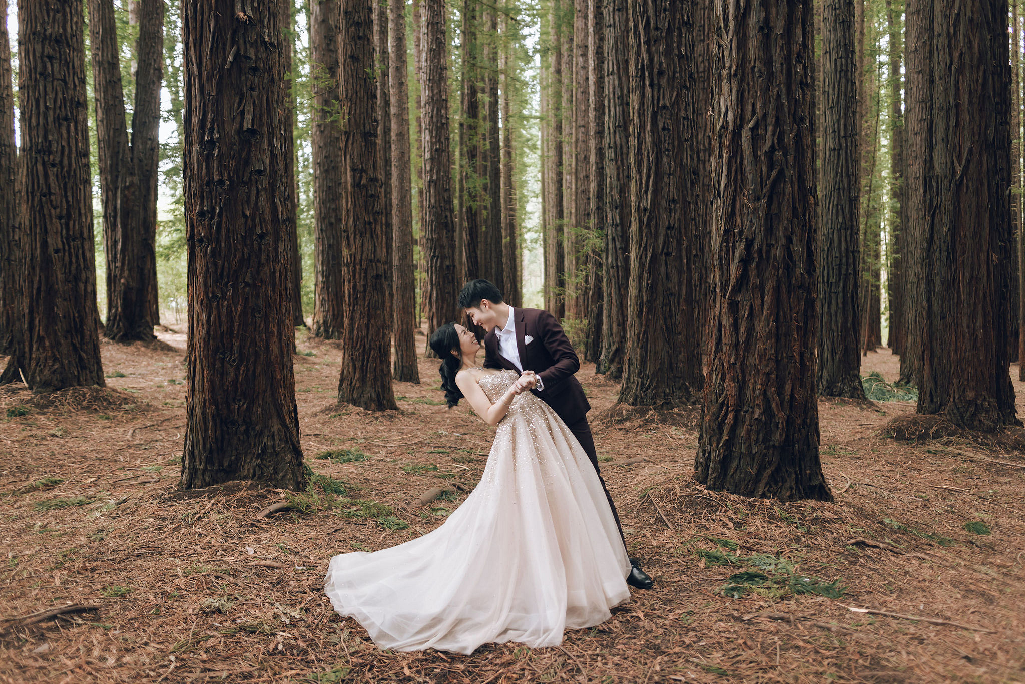 Melbourne Pre-Wedding Photoshoot | Redwood Forest, Higher Ground Cafe & Carlton Gardens at Redwood Forest pre-wedding photo