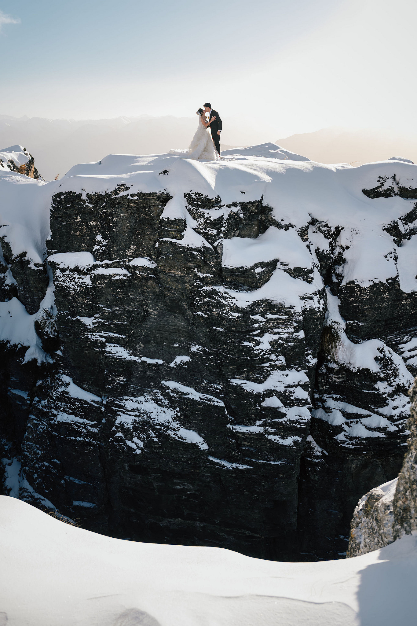 New Zealand Pre-Wedding Photoshoot | Lake Wakatipu & Cecil Peak, Glacier & Mount Cook National Park at Lake Wakatipu & Cecil Peak pre-wedding photo