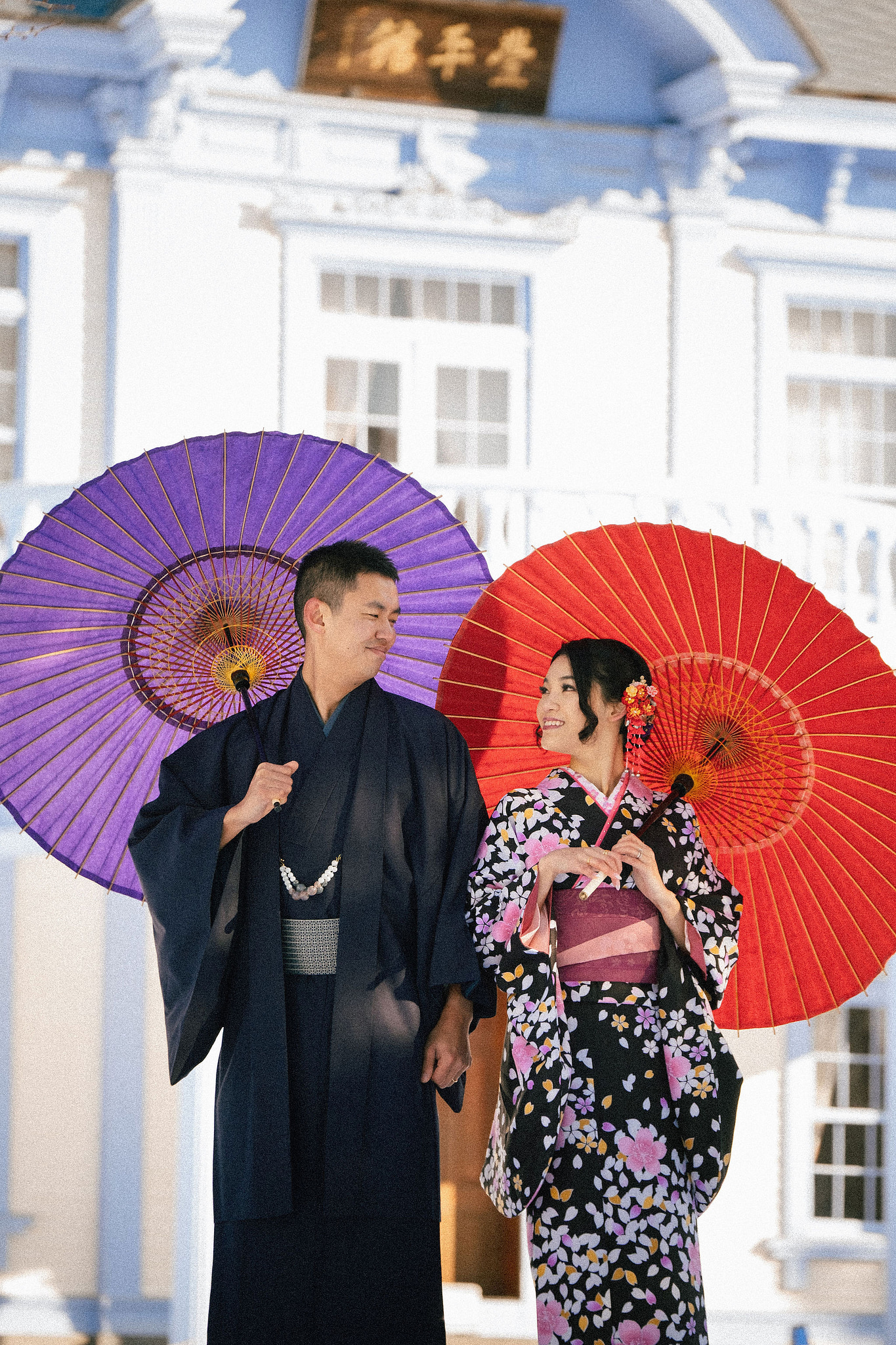 Hokkaido Pre-Wedding Photoshoot with Iyahiko Shrine, Nakajima Park, Moerenuma Park & Otaru Canal at Yahiko Shrine pre-wedding photo