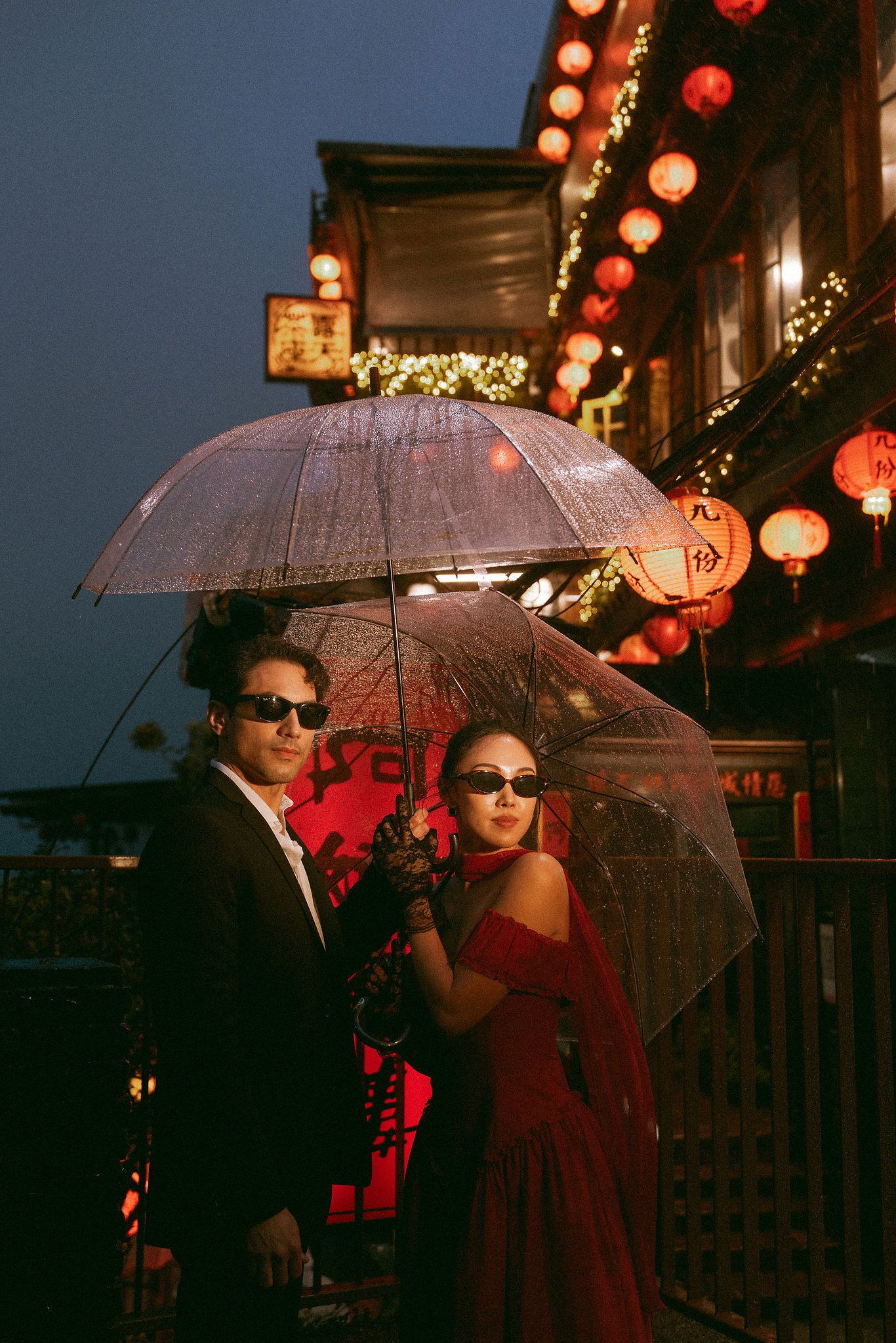 Taiwan Pre-Wedding Photoshoot | Bopiliao Historical Block, Nanya Rocks, Jinguashi & Jiufen at Jiufen pre-wedding photo
