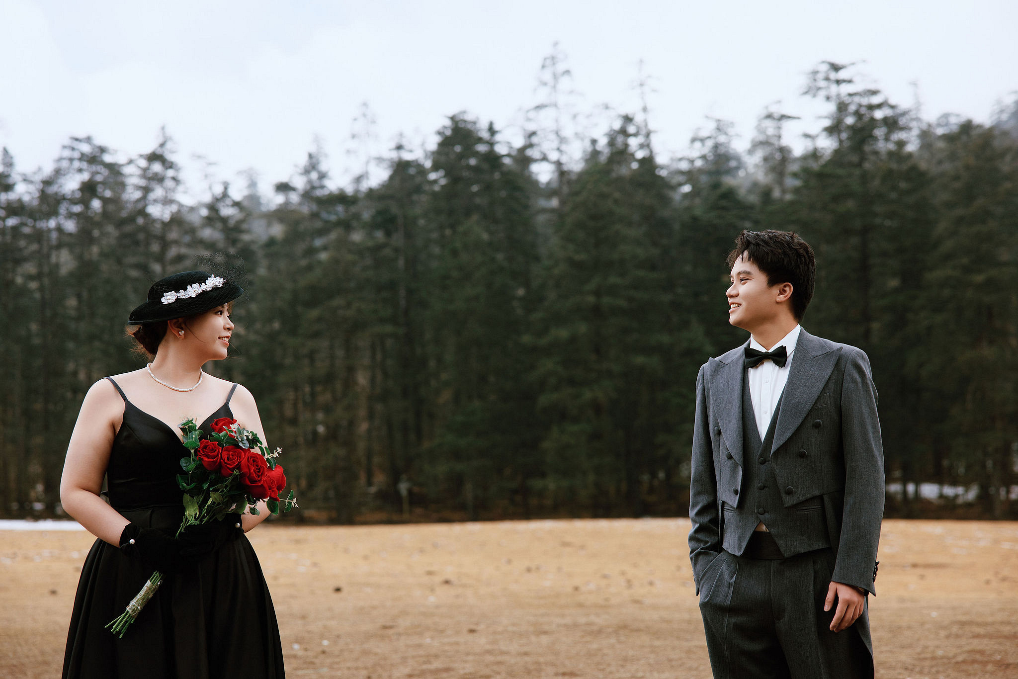 Lijiang Pre-Wedding Photoshoot | Spruce Meadow, Blue Moon Valley & Alpine Lake at Spruce Meadow pre-wedding photo