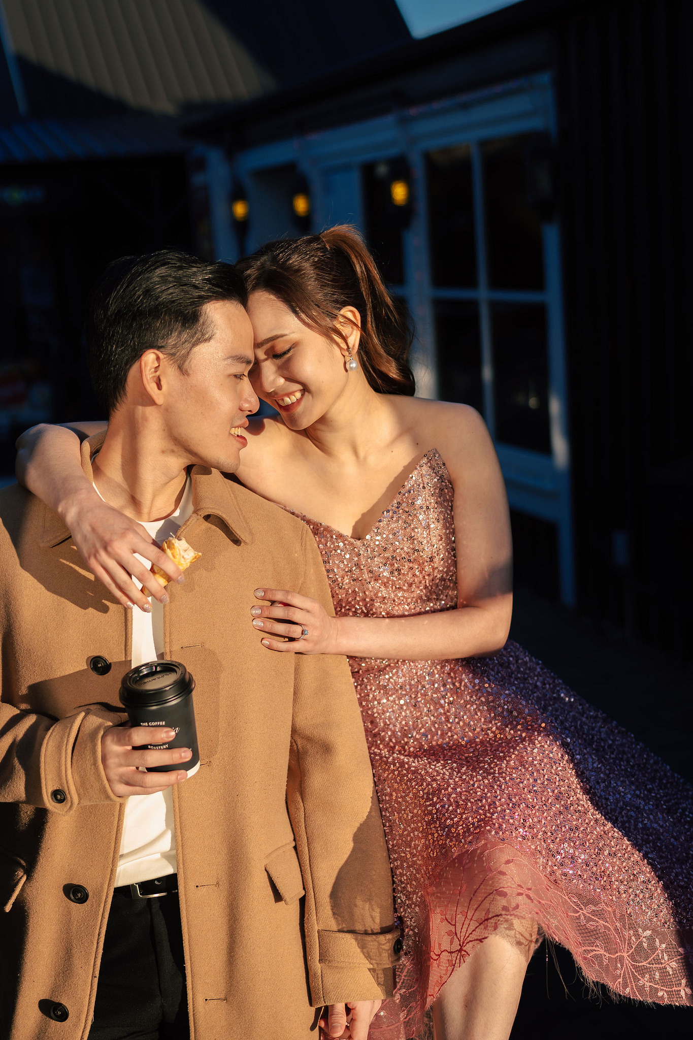 New Zealand Pre-Wedding Photoshoot | Coromandel Peak, Lake Wakatipu & Queenstown, Skippers Canyon, Lake Tekapo, Mount Cook National Park & Glacier at Lake Wakatipu & Queenstown pre-wedding photo