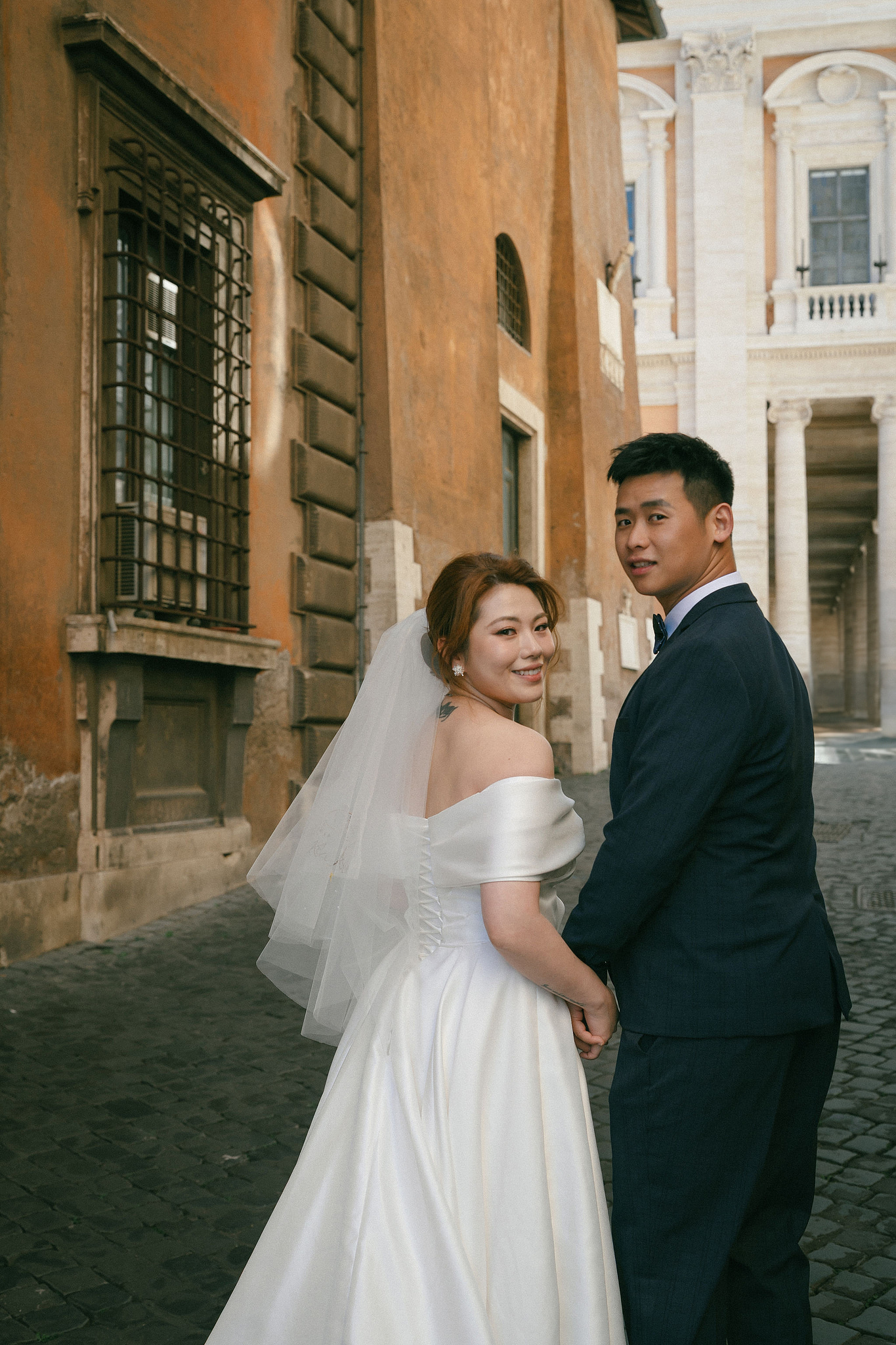 Rome Pre-Wedding Photoshoot | Rome Streets, Capitoline Hill, Basilica of St. Anthony, Villa Borghese & Giardino di Sant’Alessio at Capitoline Hill pre-wedding photo
