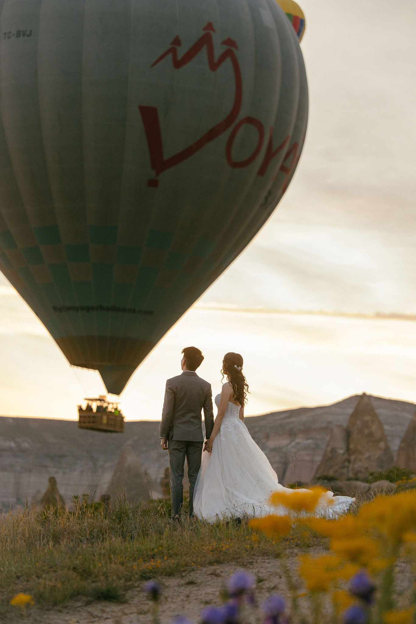 Cappadocia Pre-Wedding Photoshoot | Love Valley, Horse Ranch, Slot Canyons & Pigeon Valley at Love Valley pre-wedding photo