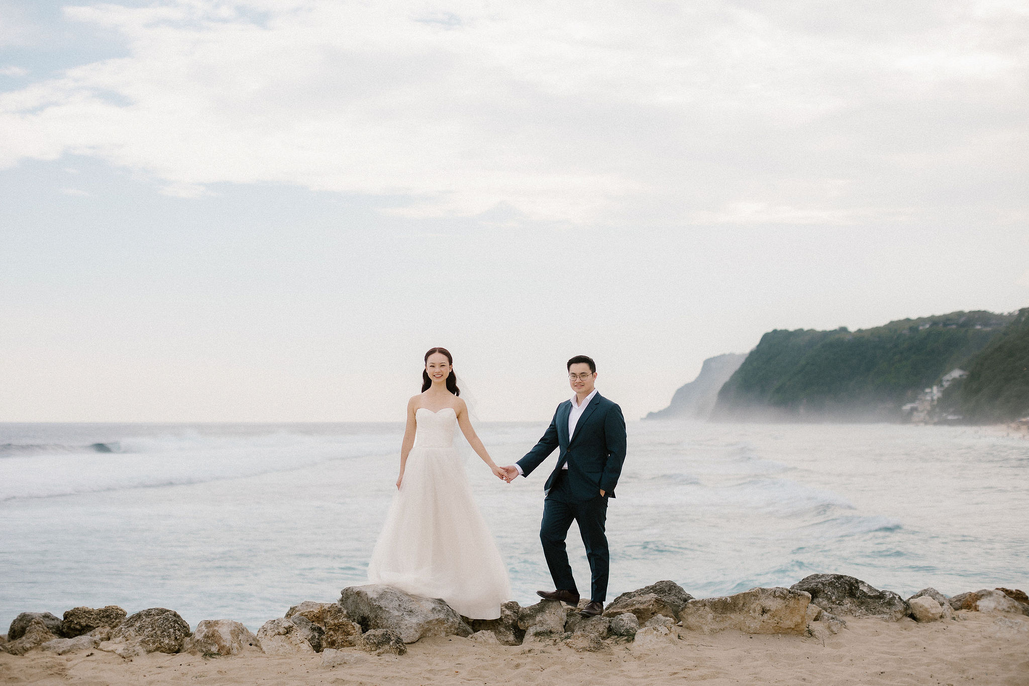 Bali Pre-Wedding Photoshoot | Pinggan Village, Lava Fields, Twin Cliff Valley & Beach at Twin Cliff Valley & Beach pre-wedding photo