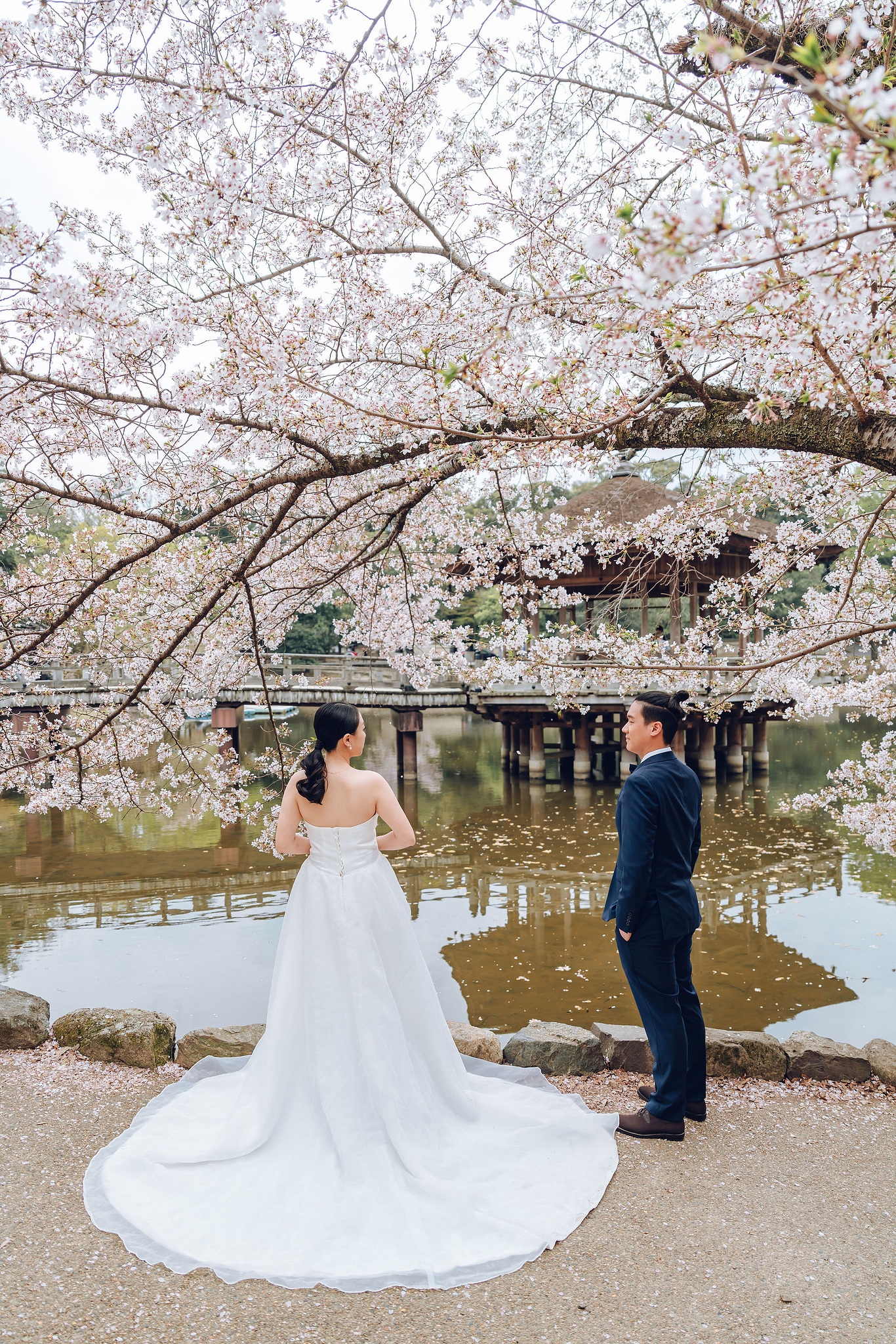 Kyoto Pre-Wedding Photoshoot | Historic Higashiyama Streets, Keage Incline & Nara Park at Keage Incline & Kamo Riverbanks pre-wedding photo