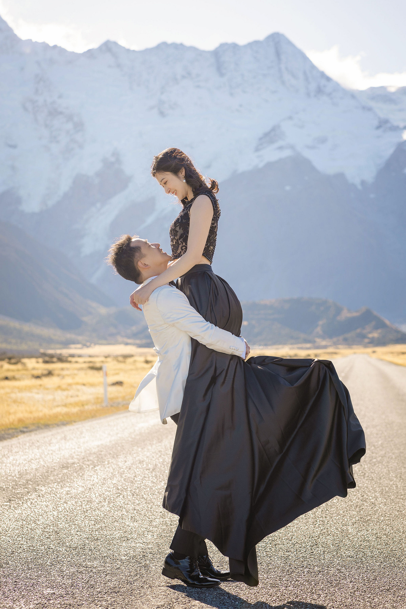 New Zealand Pre-Wedding Photoshoot | South Island at South Island pre-wedding photo