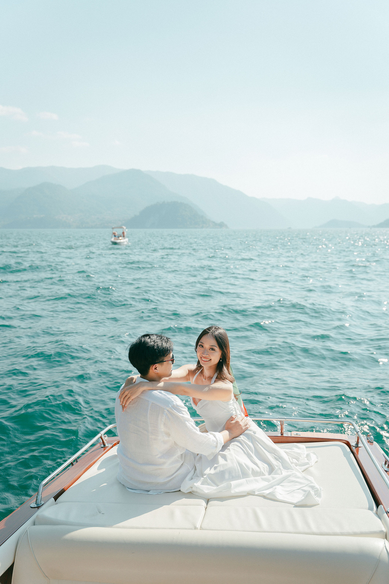 Lake Como Proposal Photoshoot | Lake Como & Varenna at Lake Como pre-wedding photo