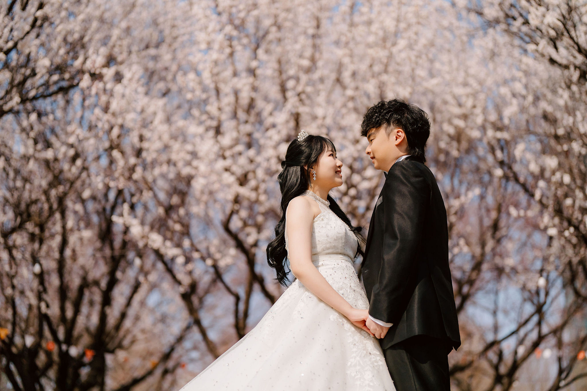 Seoul Pre-Wedding Photoshoot | Yongma Land, Seoul Forest & Namsangol Hanok Village at Seoul Forest pre-wedding photo
