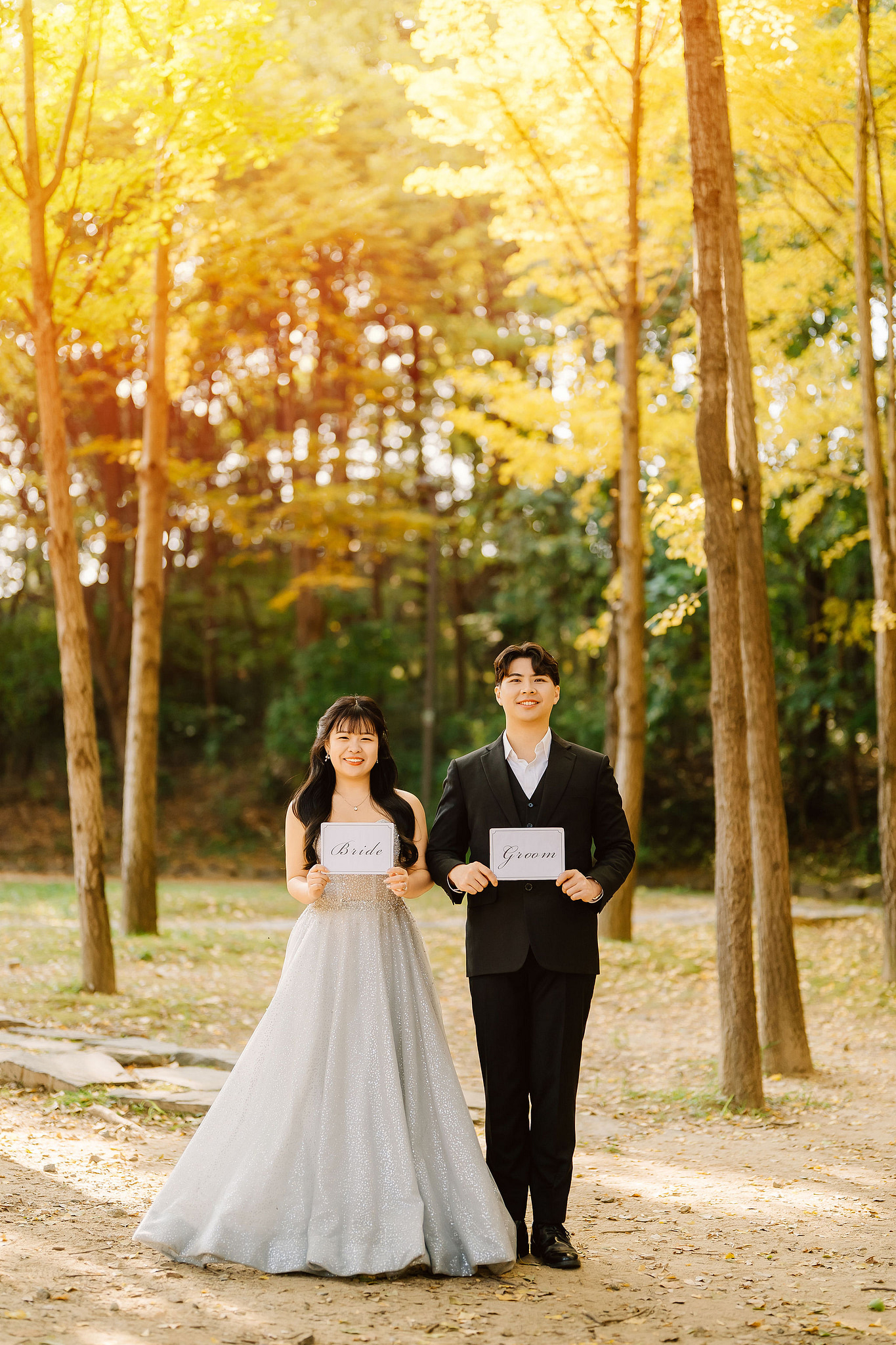 Seoul Pre-Wedding Photoshoot | Muhly Park, Seoul Forest & Cafe Street` at Seoul Forest pre-wedding photo