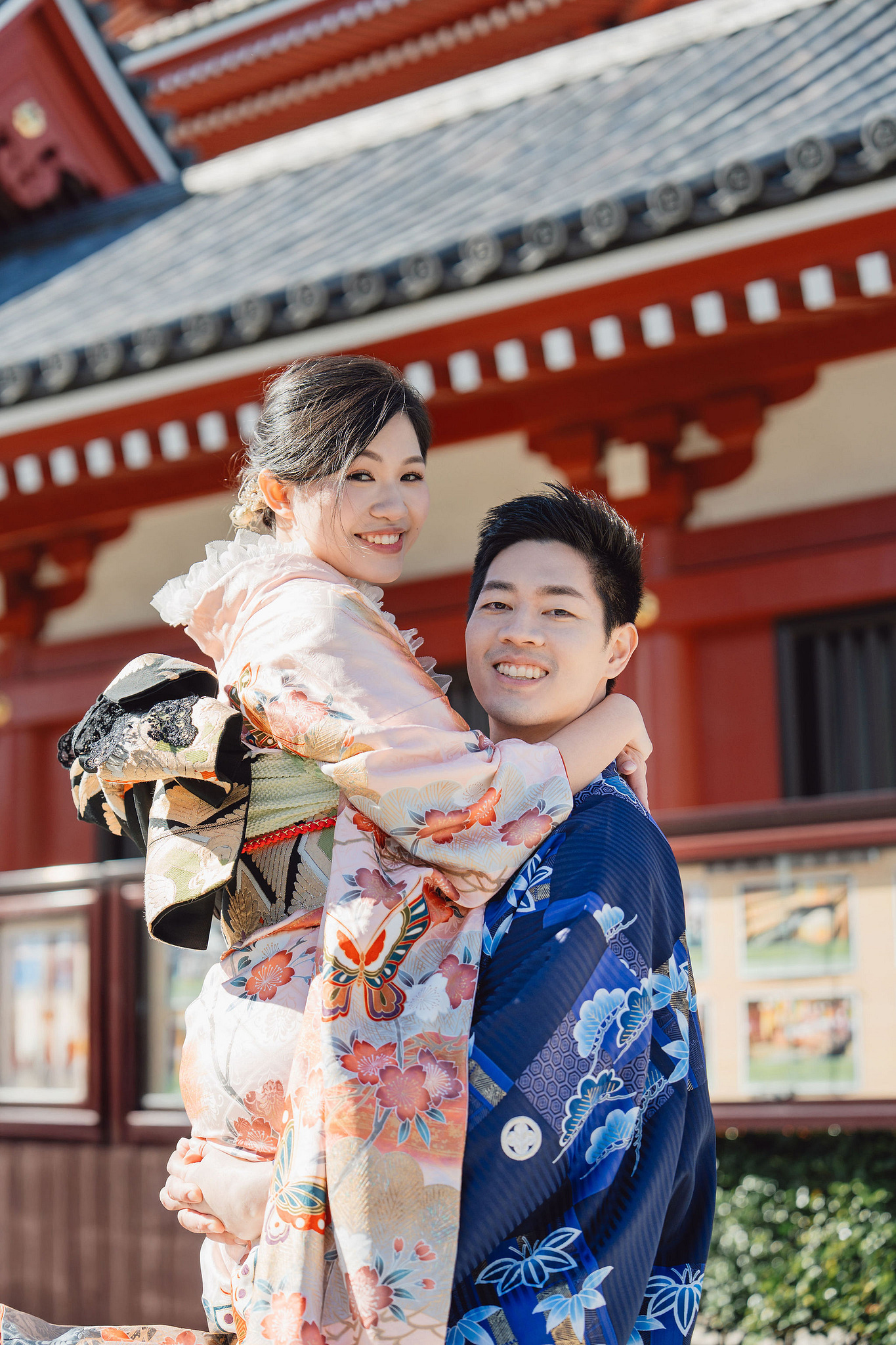 Tokyo Pre-Wedding Photoshoot | Tokyo Shrine, Tokyo Beach & Shibuya at Tokyo Shrine pre-wedding photo