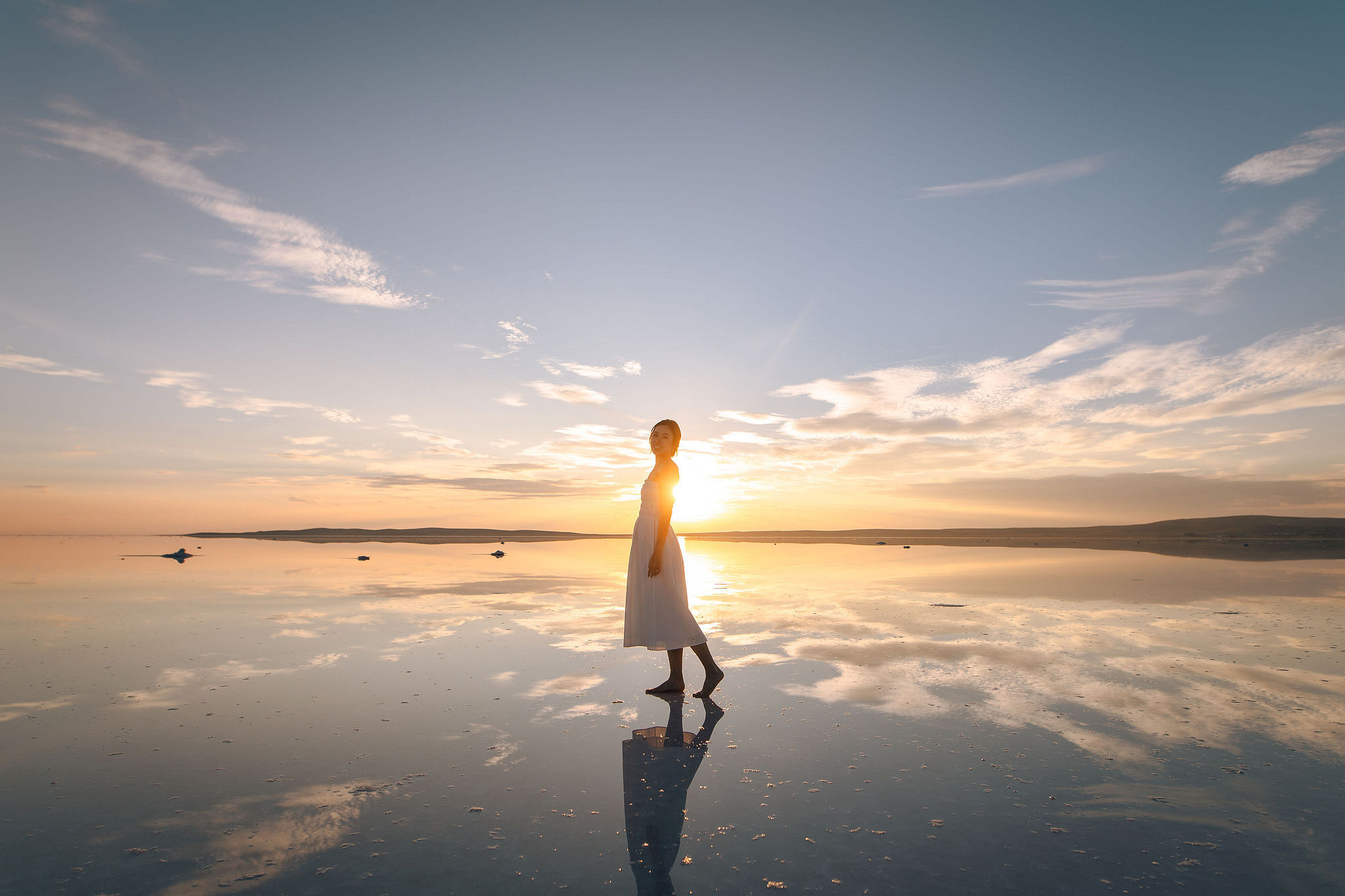 Cappadocia Pre-Wedding Photoshoot | Love Valley, Canyon, Lunar Cappadocian Hotel & Lake Tuz at Salt Lake pre-wedding photo