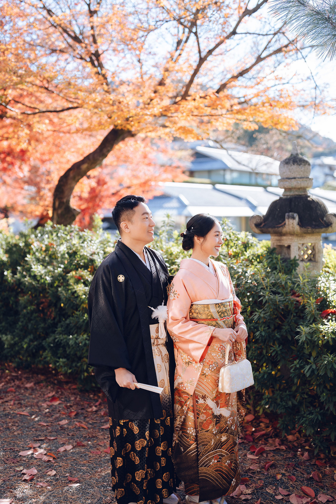 Kyoto Pre-Wedding Photoshoot | Historic Pagoda Streets & Nara Grasslands at Historic Kyoto Streets & Pagoda pre-wedding photo