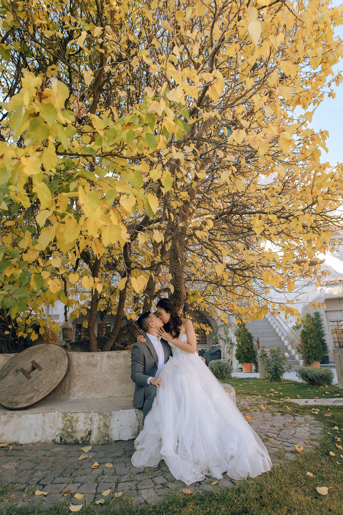 Cappadocia Pre-Wedding Photoshoot | Love Valley, Canyon, Lunar Cappadocian Hotel & Lake Tuz at Lunar Hotel pre-wedding photo